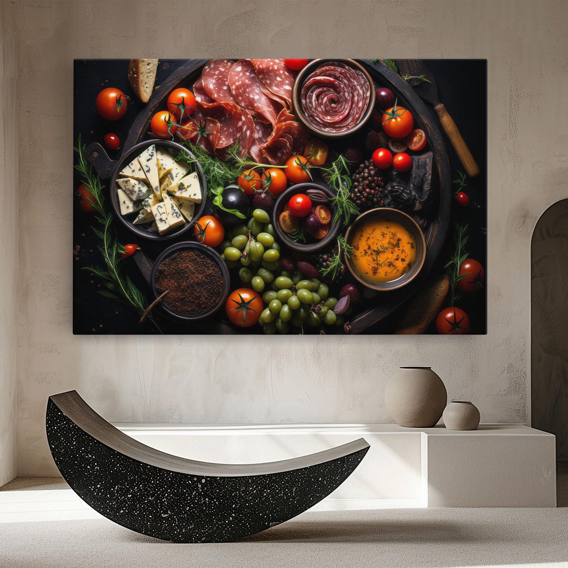 Leinwandbild Meats Assortment mockup 8