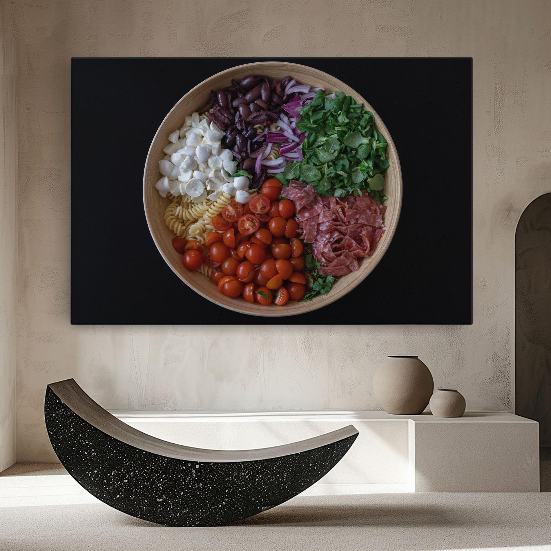 Leinwandbild Mozzarella Salad mockup 8