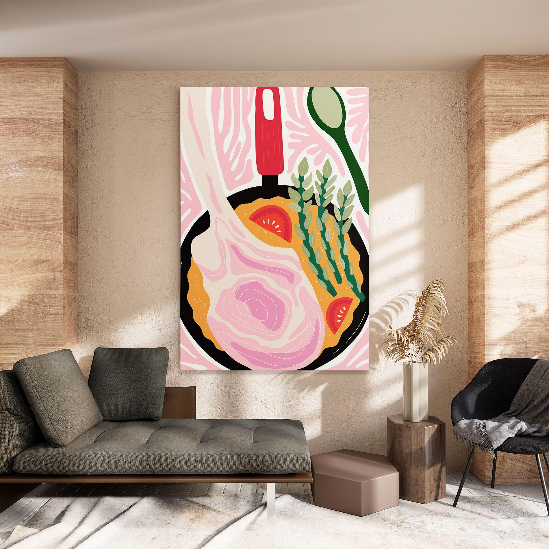 Leinwandbild Cooking mockup 8