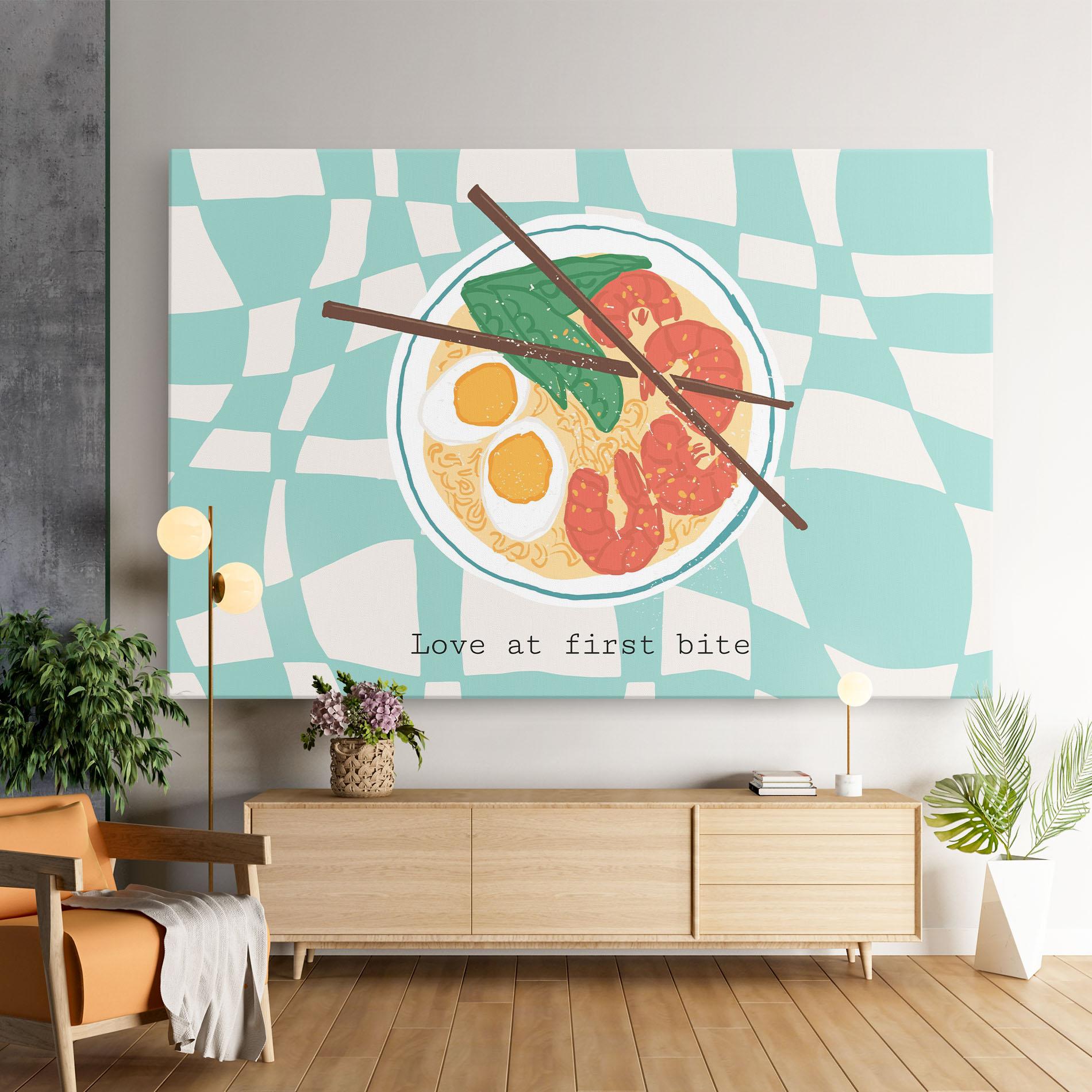 Leinwandbild Food Love mockup 9