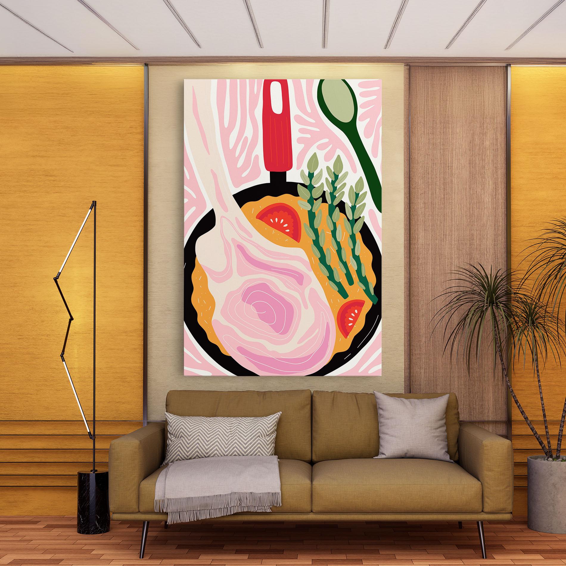 Leinwandbild Cooking mockup 9