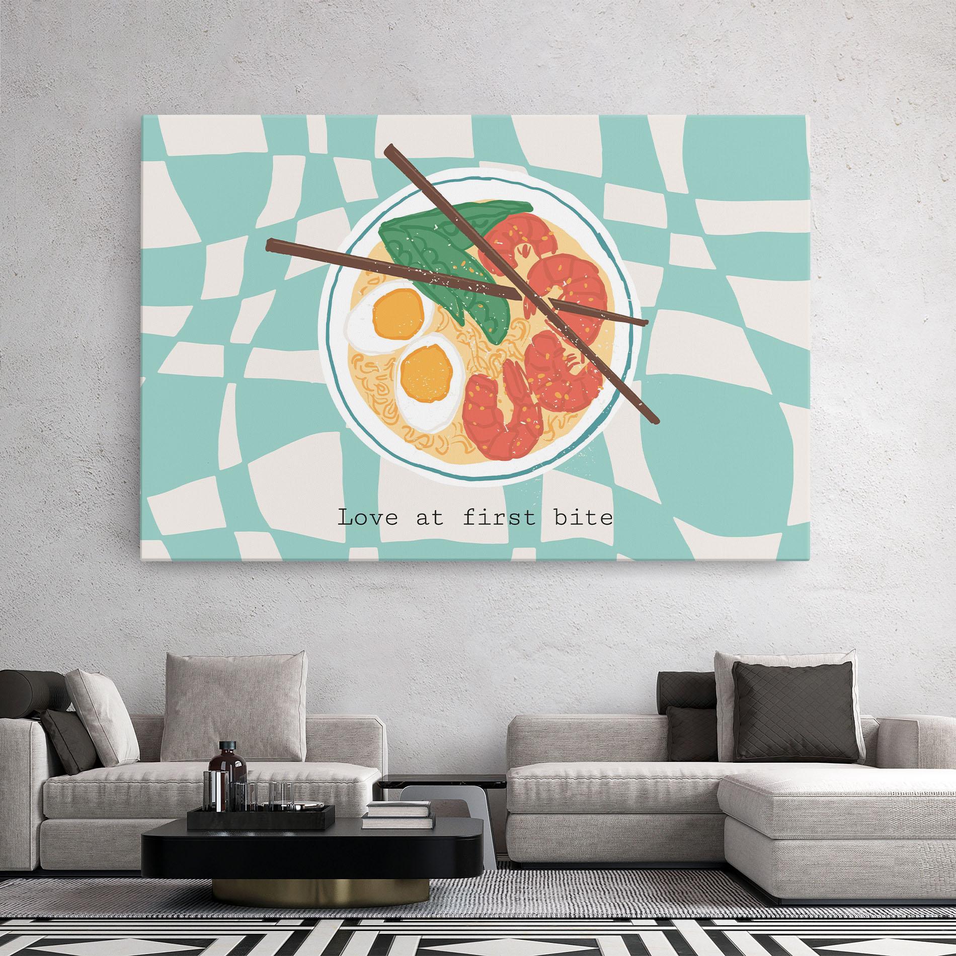 Leinwandbild Food Love mockup 2