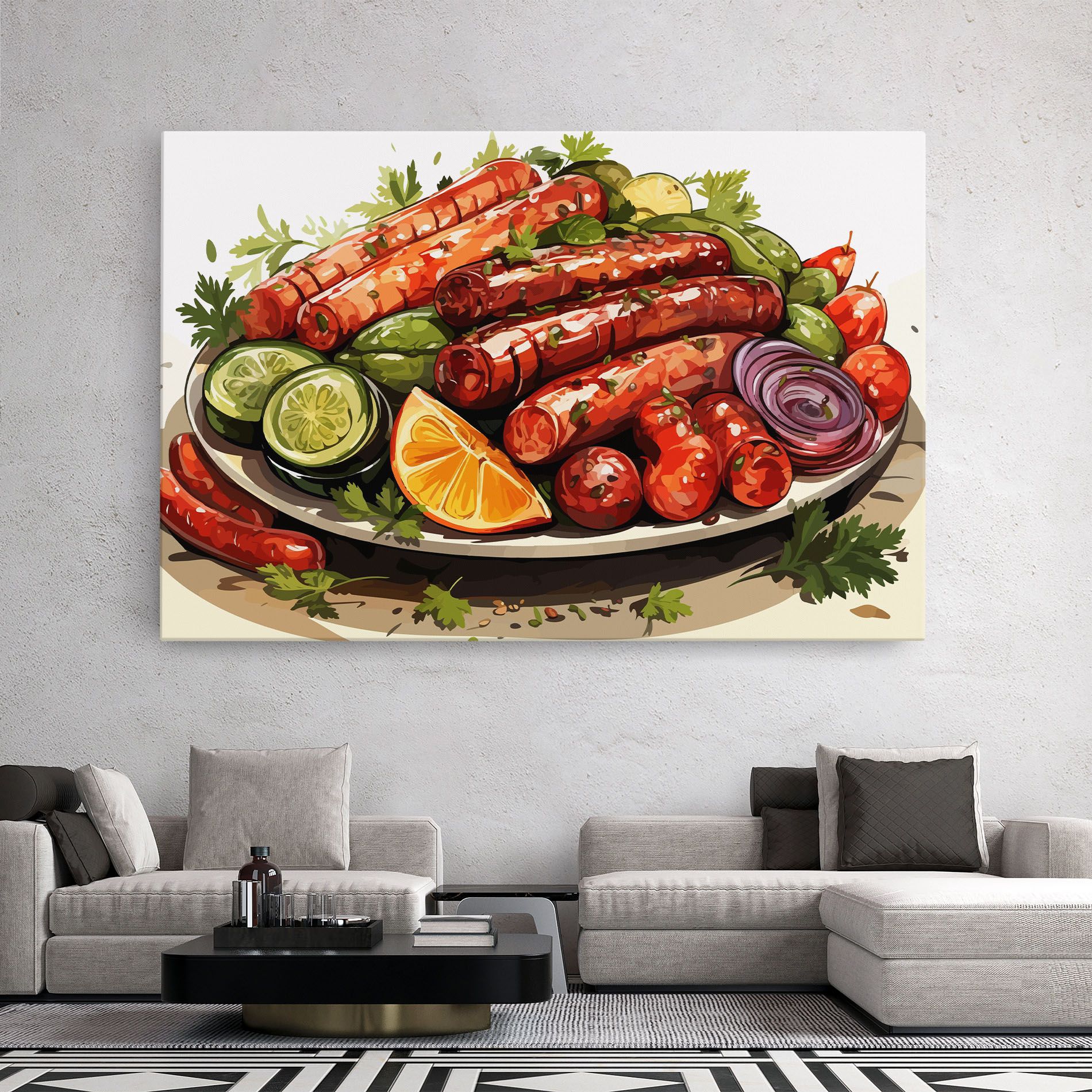 Tasty Sousages mockup 2