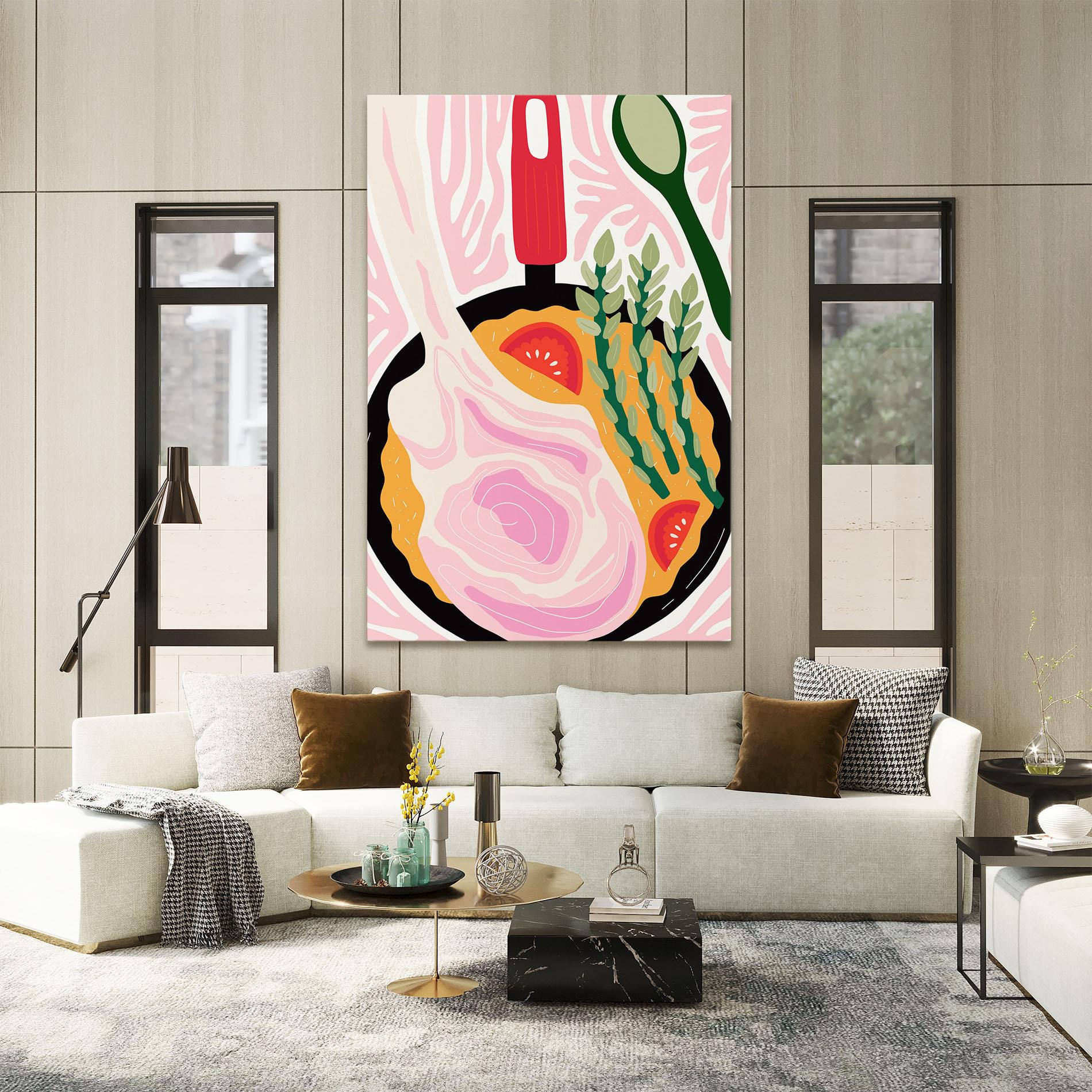 Leinwandbild Cooking mockup 2