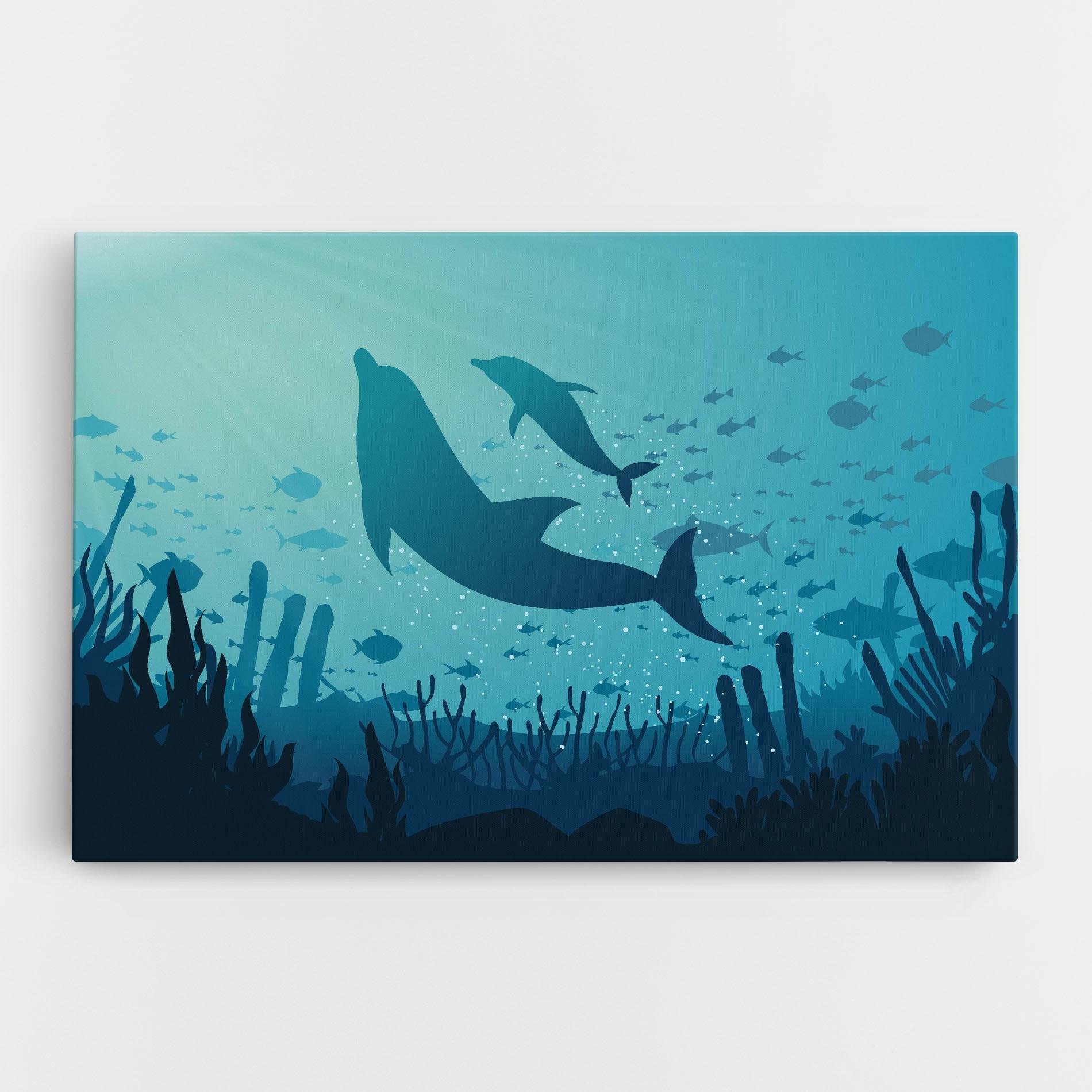 Leinwandbild Blue Ocean mockup 0