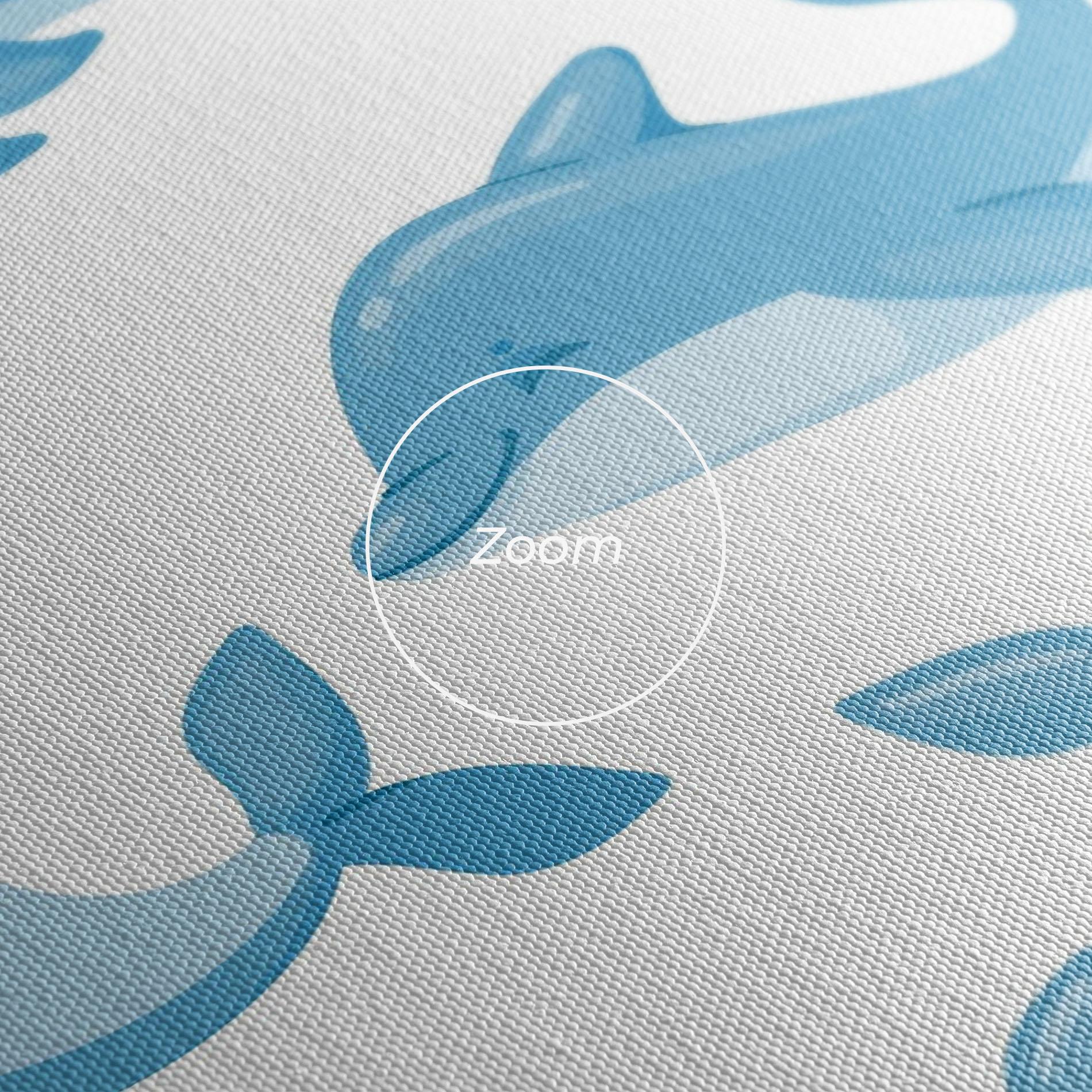 Leinwandbild Dolphin mockup 3
