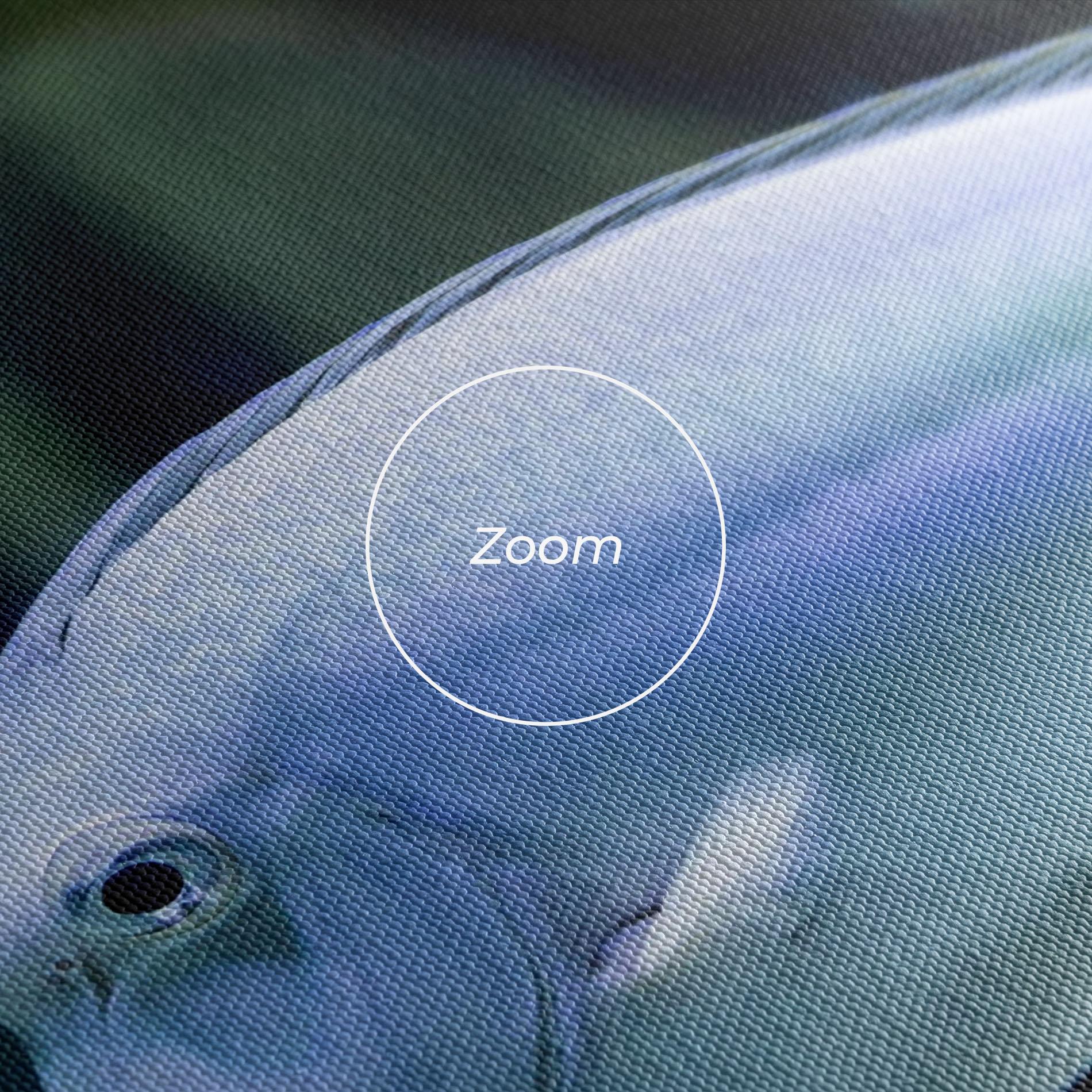 Leinwandbild Funny Face Fish mockup 3