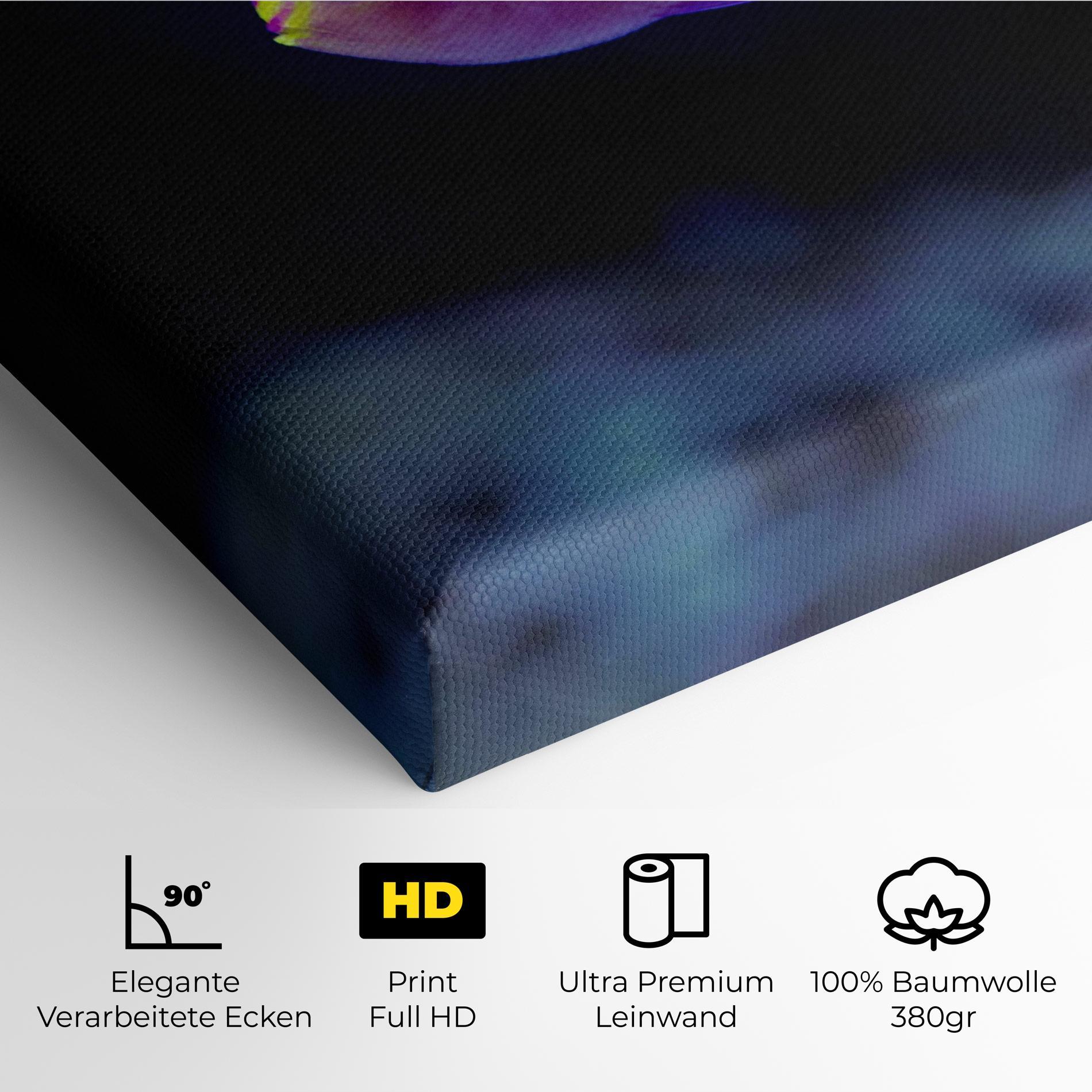 Leinwandbild Angry Pink Fish mockup 4