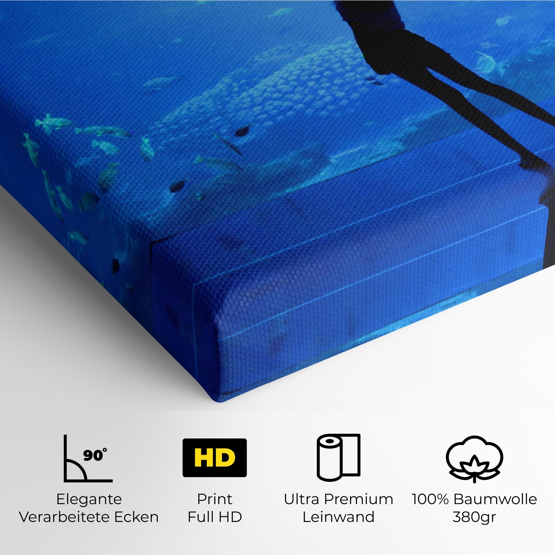 Leinwandbild Aquarium Girl mockup 4