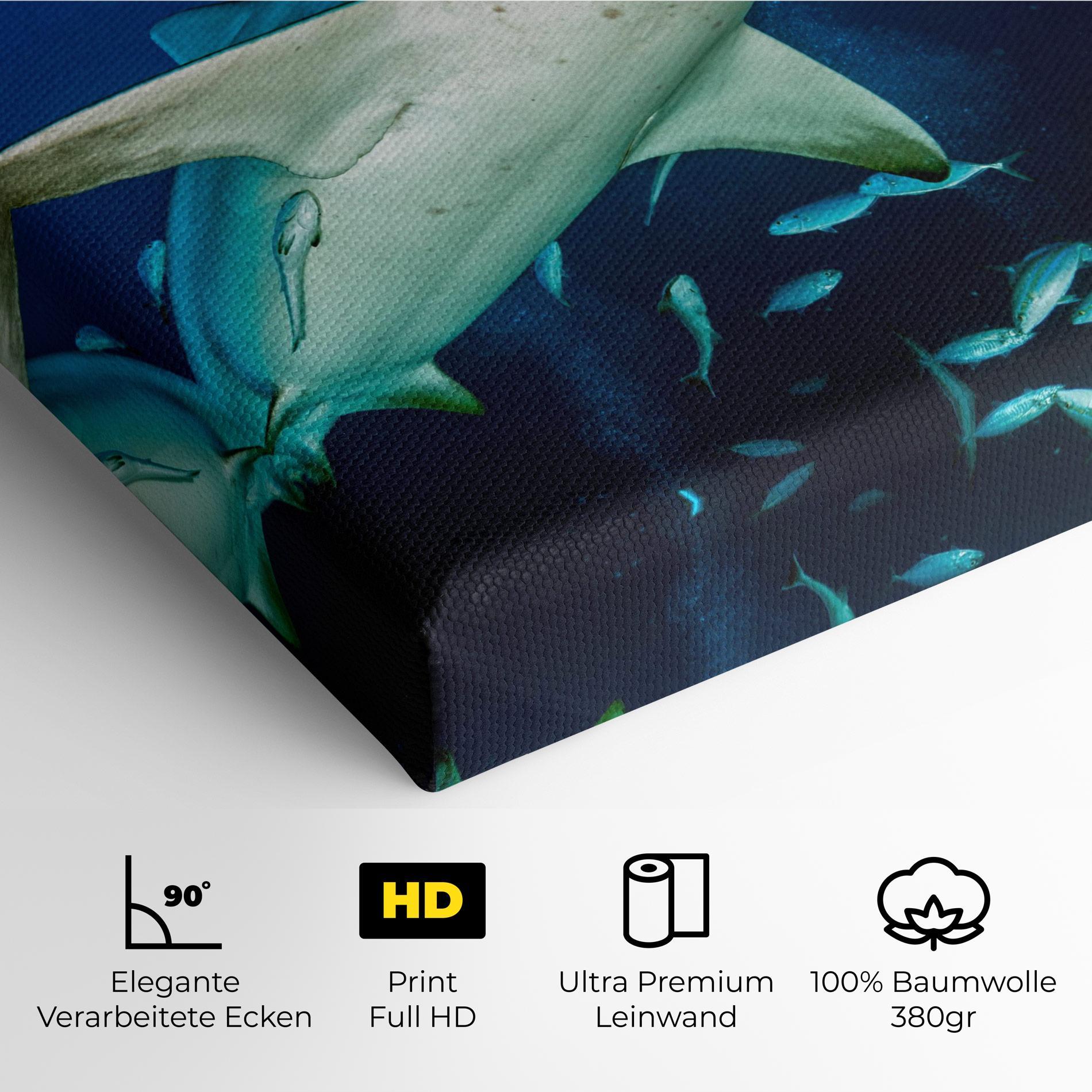 Leinwandbild Bull Shark mockup 4