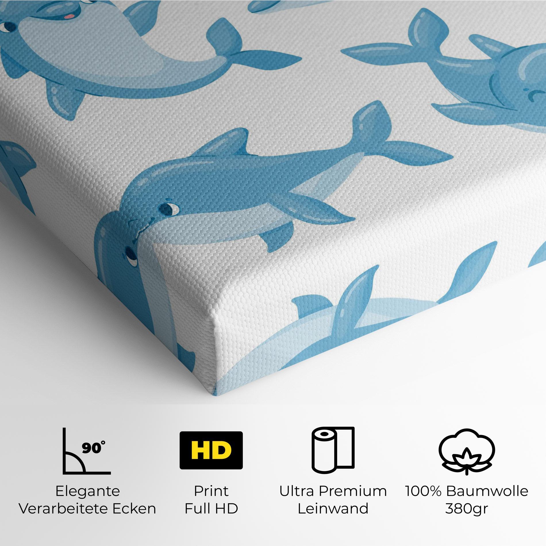 Leinwandbild Dolphin mockup 4