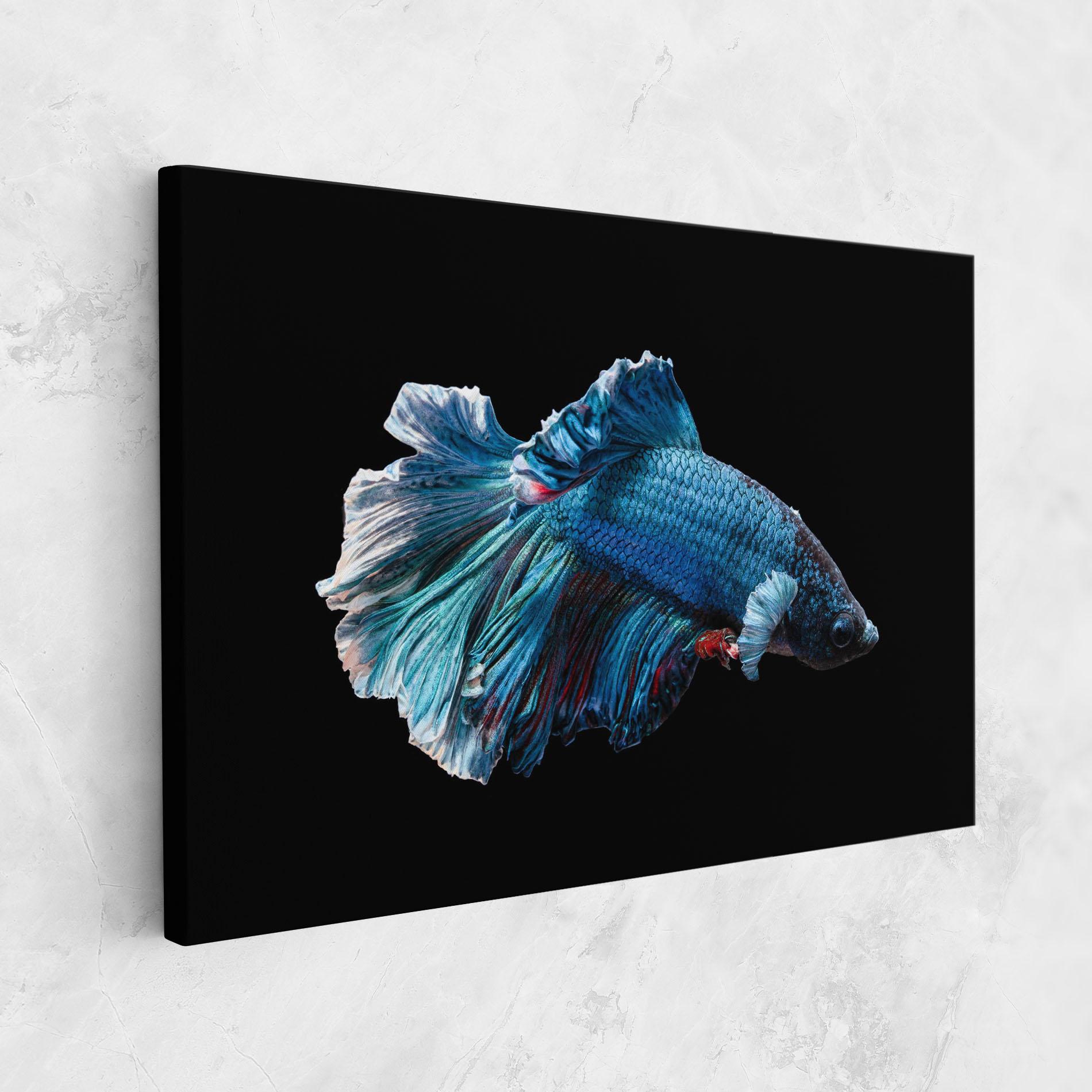 Leinwandbild Blue Betta mockup 1