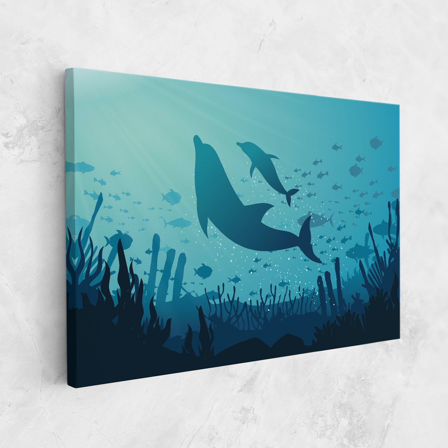 Leinwandbild Blue Ocean mockup 1