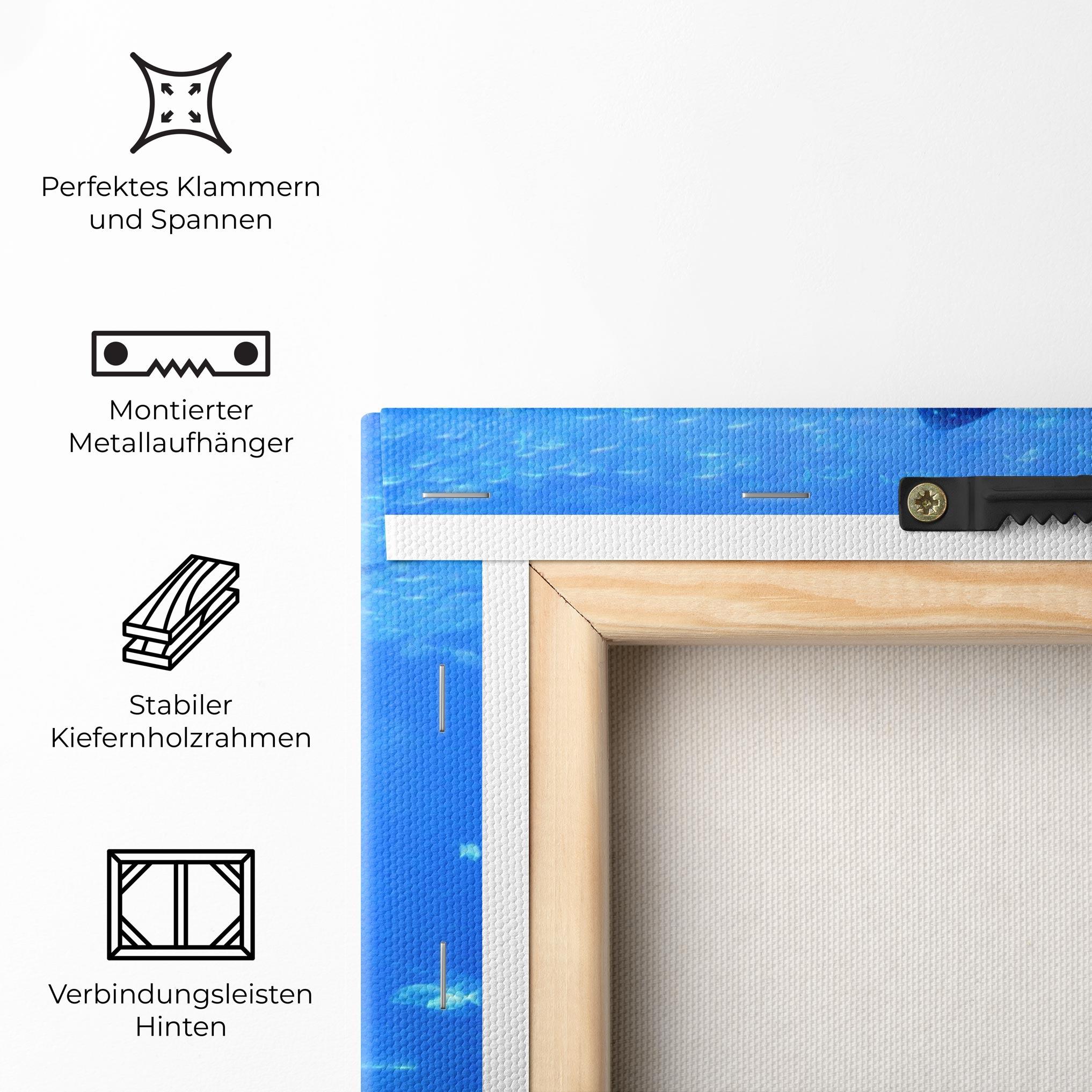 Leinwandbild Aquarium Girl mockup 5