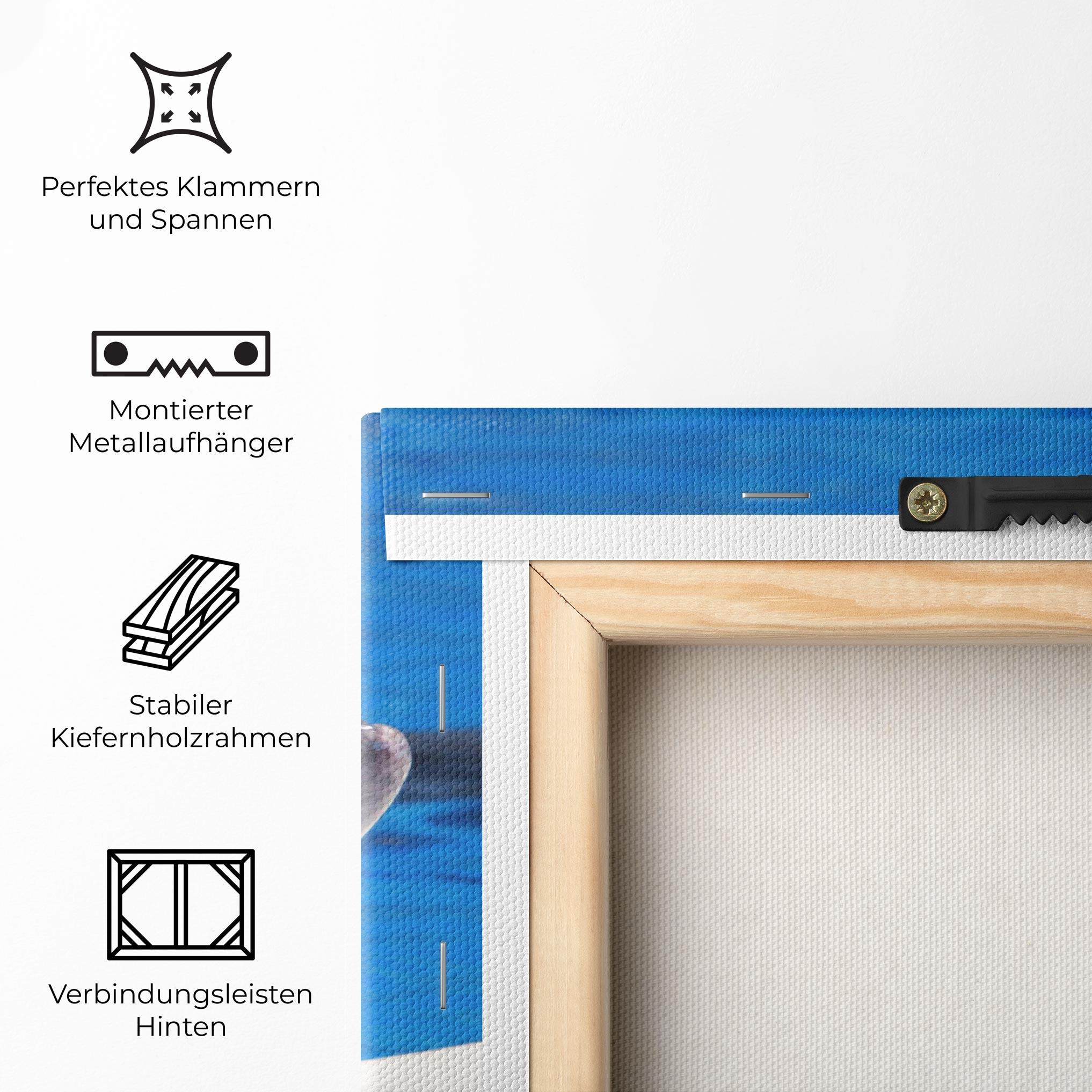 Leinwandbild Cute Dolphin mockup 5