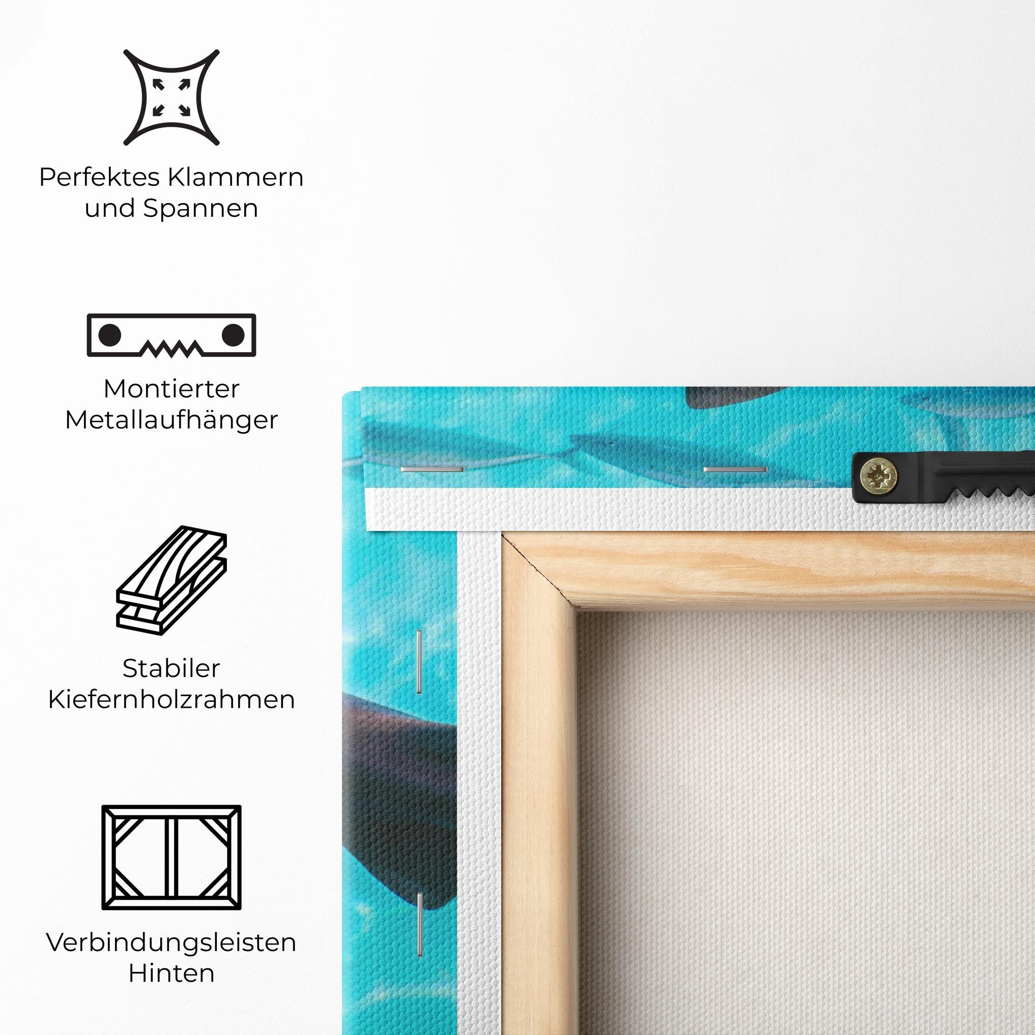 Leinwandbild Pretty Shark mockup 5