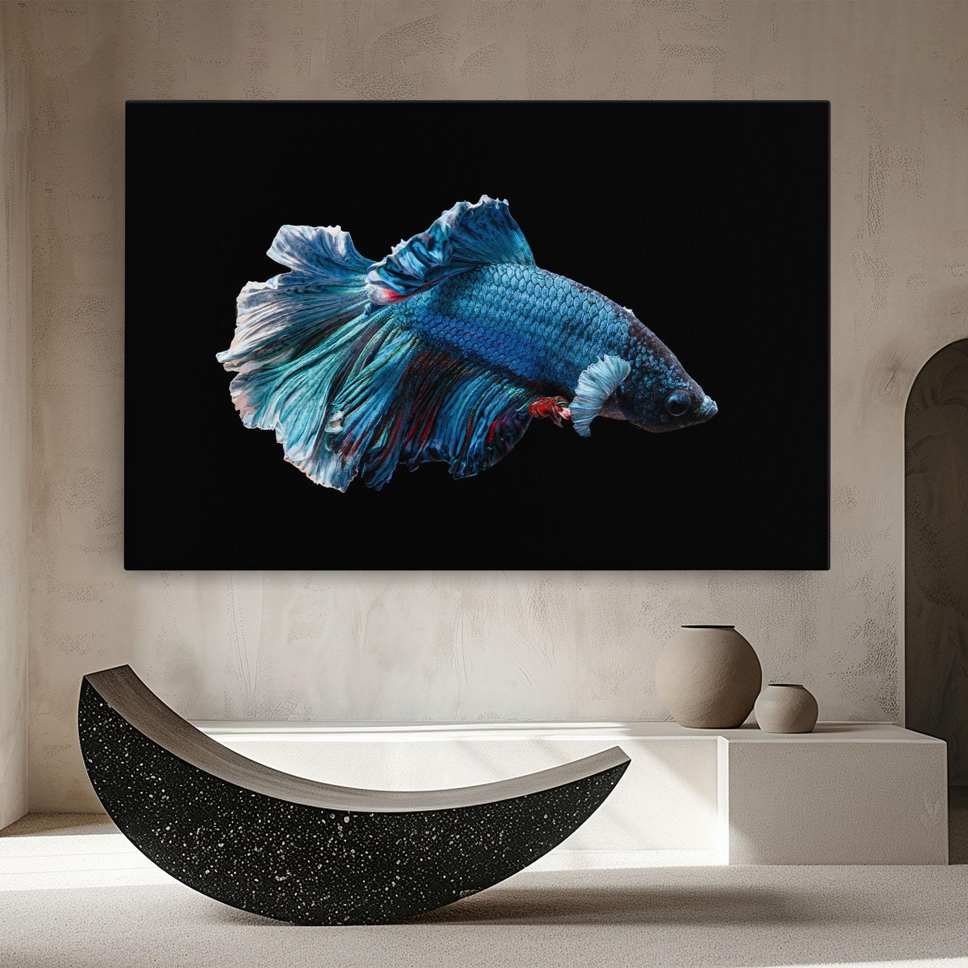 Leinwandbild Blue Betta mockup 8