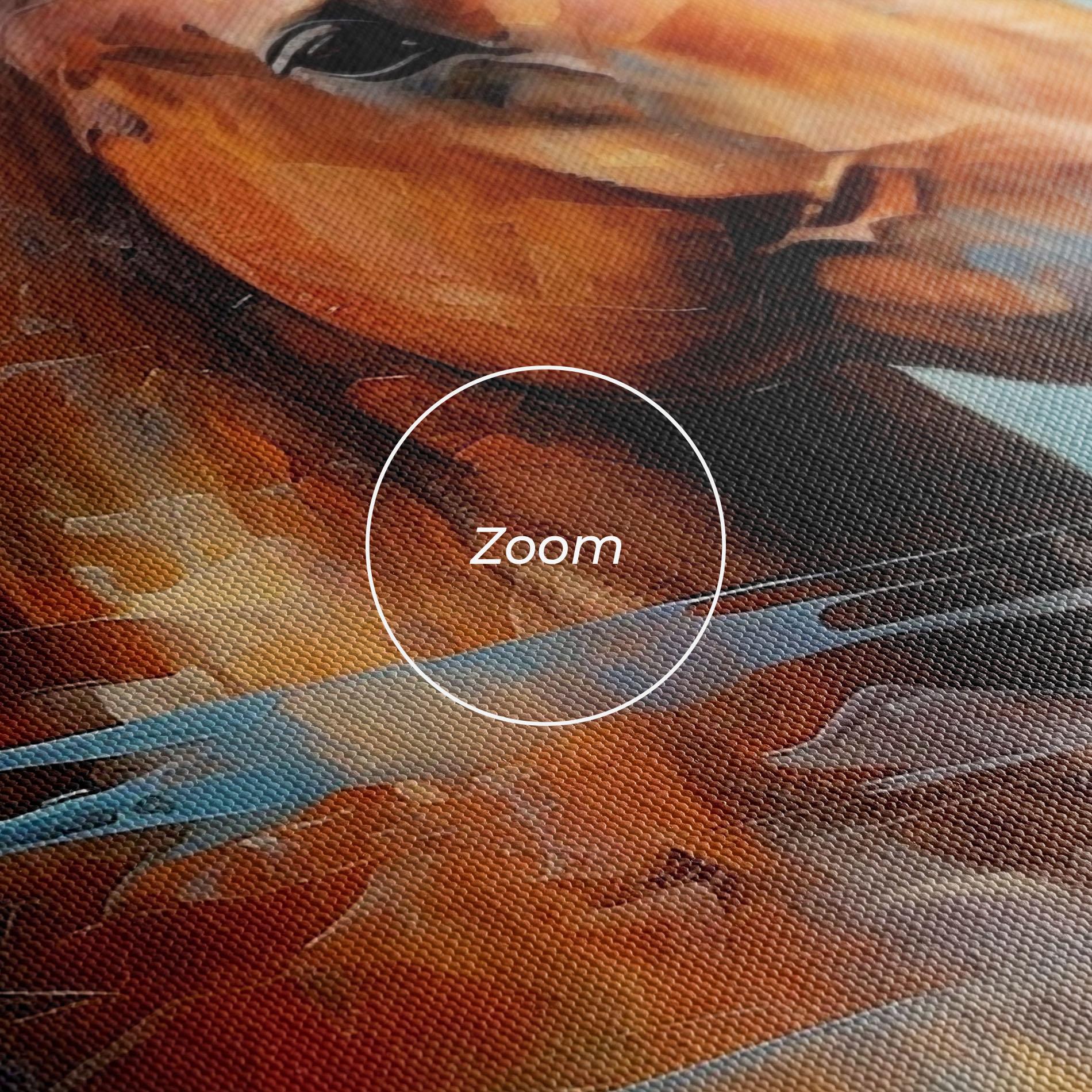 Leinwandbild Beautiful Brown Horse mockup 3