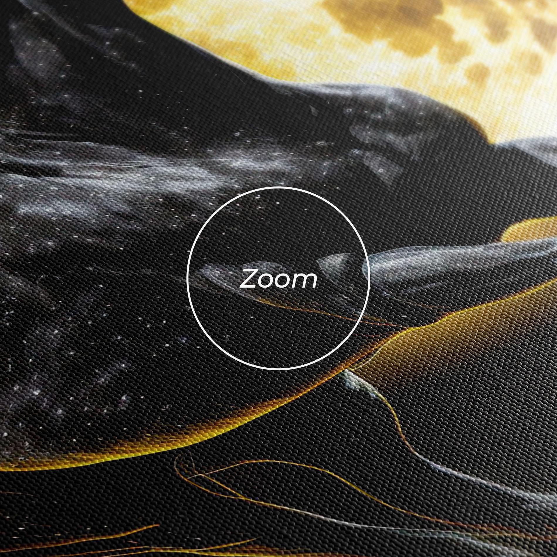 Leinwandbild Gold Moon Horse mockup 3