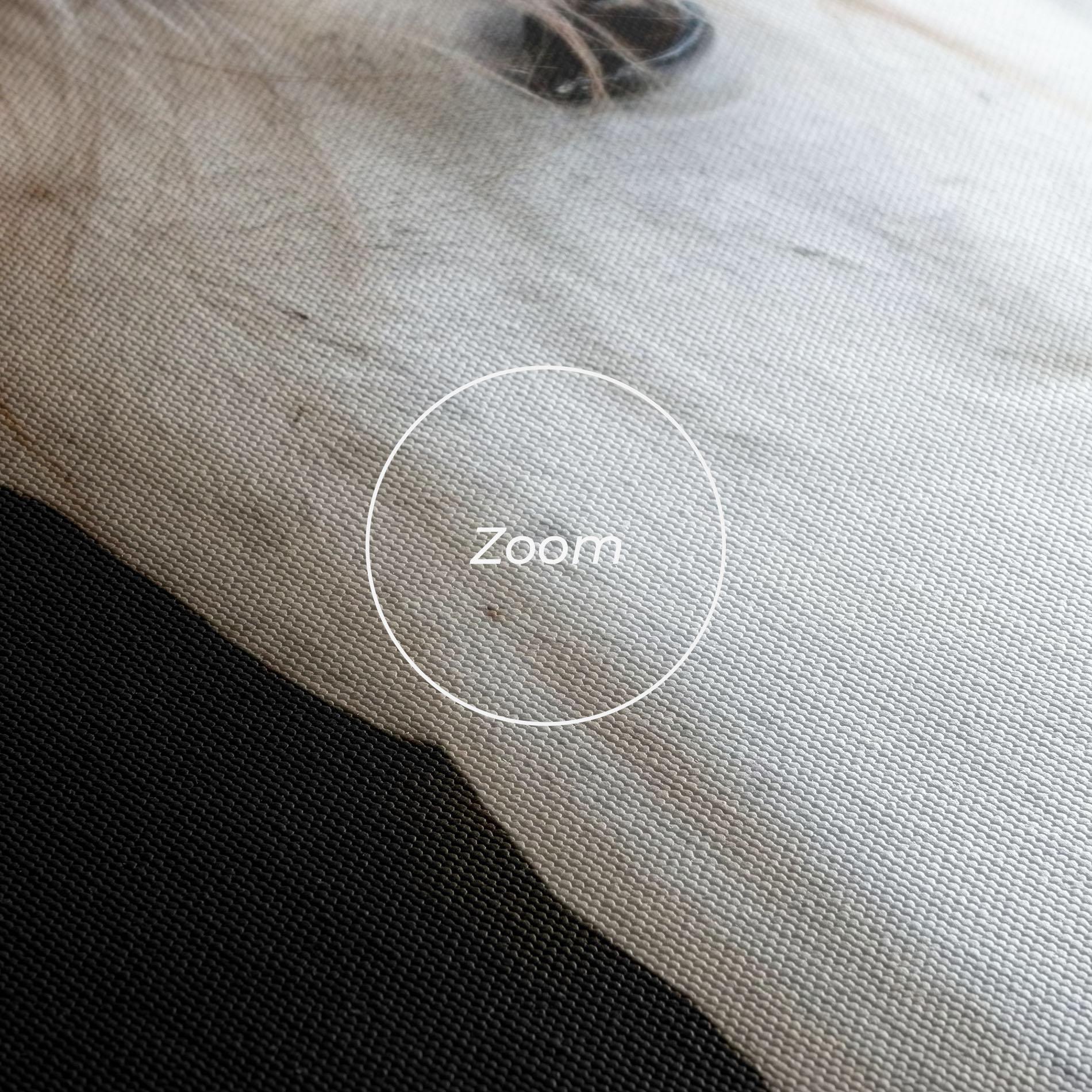 Leinwandbild Grey Horse Head mockup 3