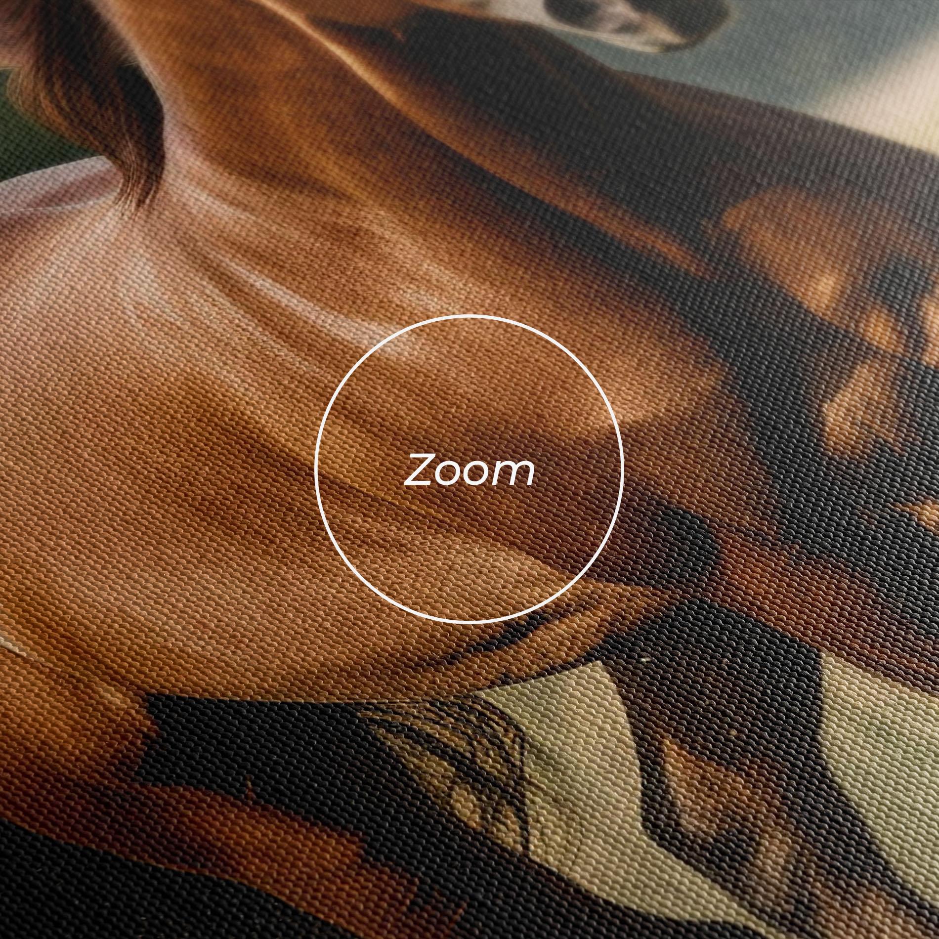 Leinwandbild Wild Horse Running mockup 3