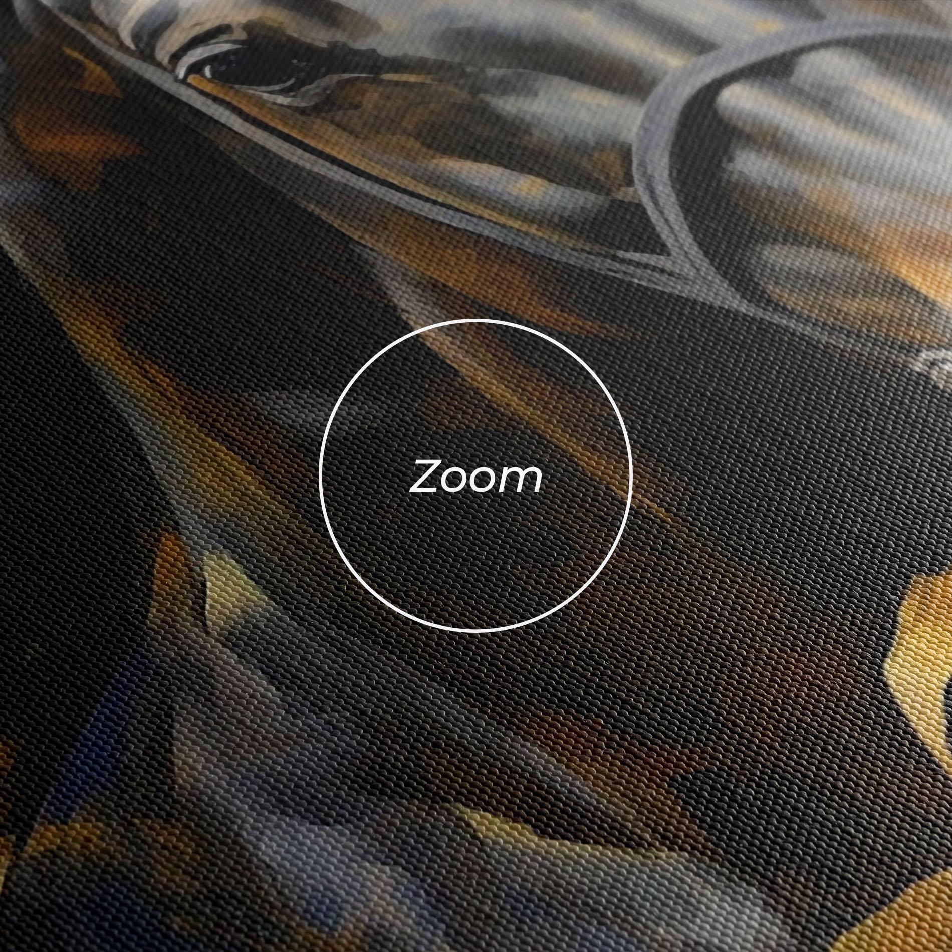 Leinwandbild Yellow Roses Horse mockup 3