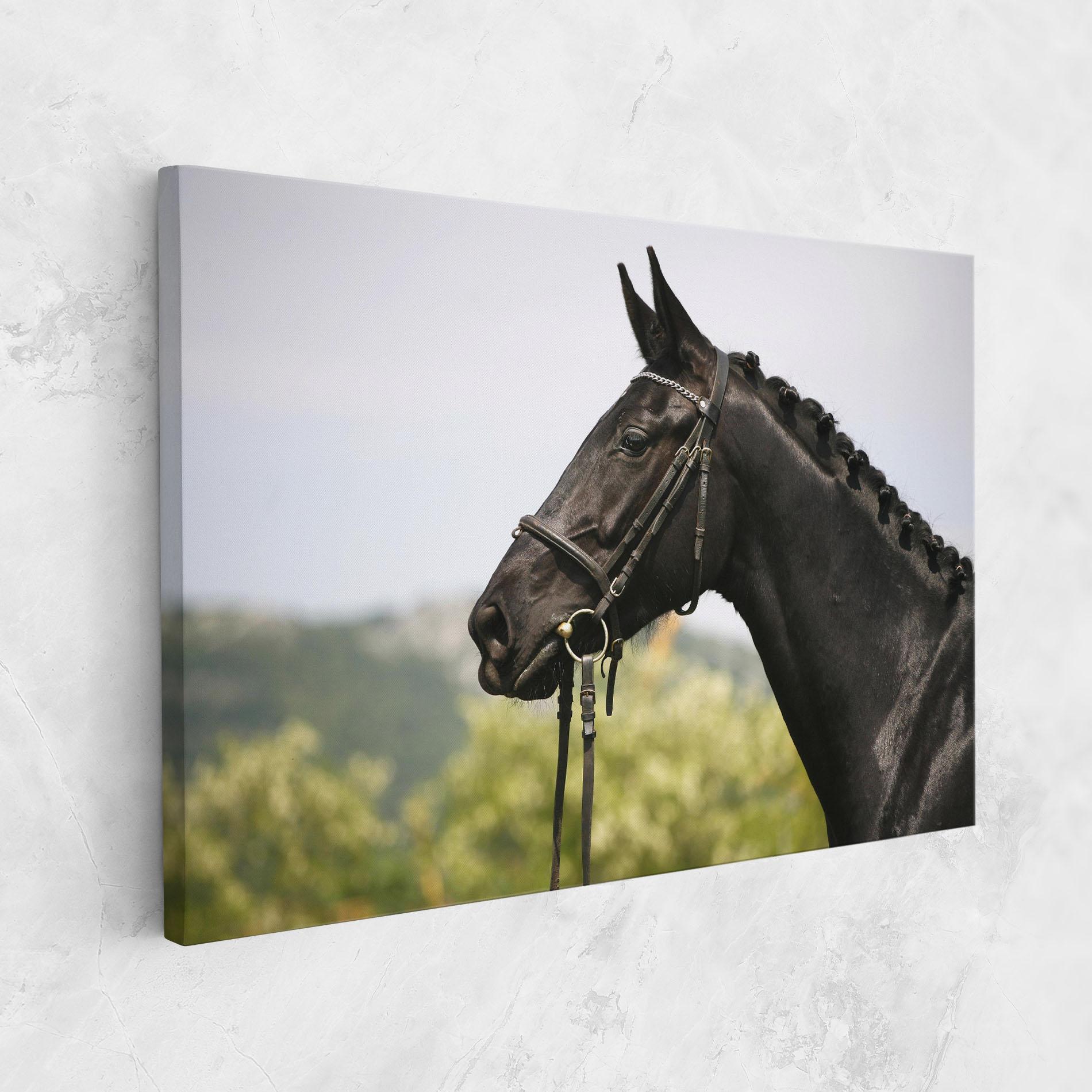 Leinwandbild Big Ear Horse mockup 1