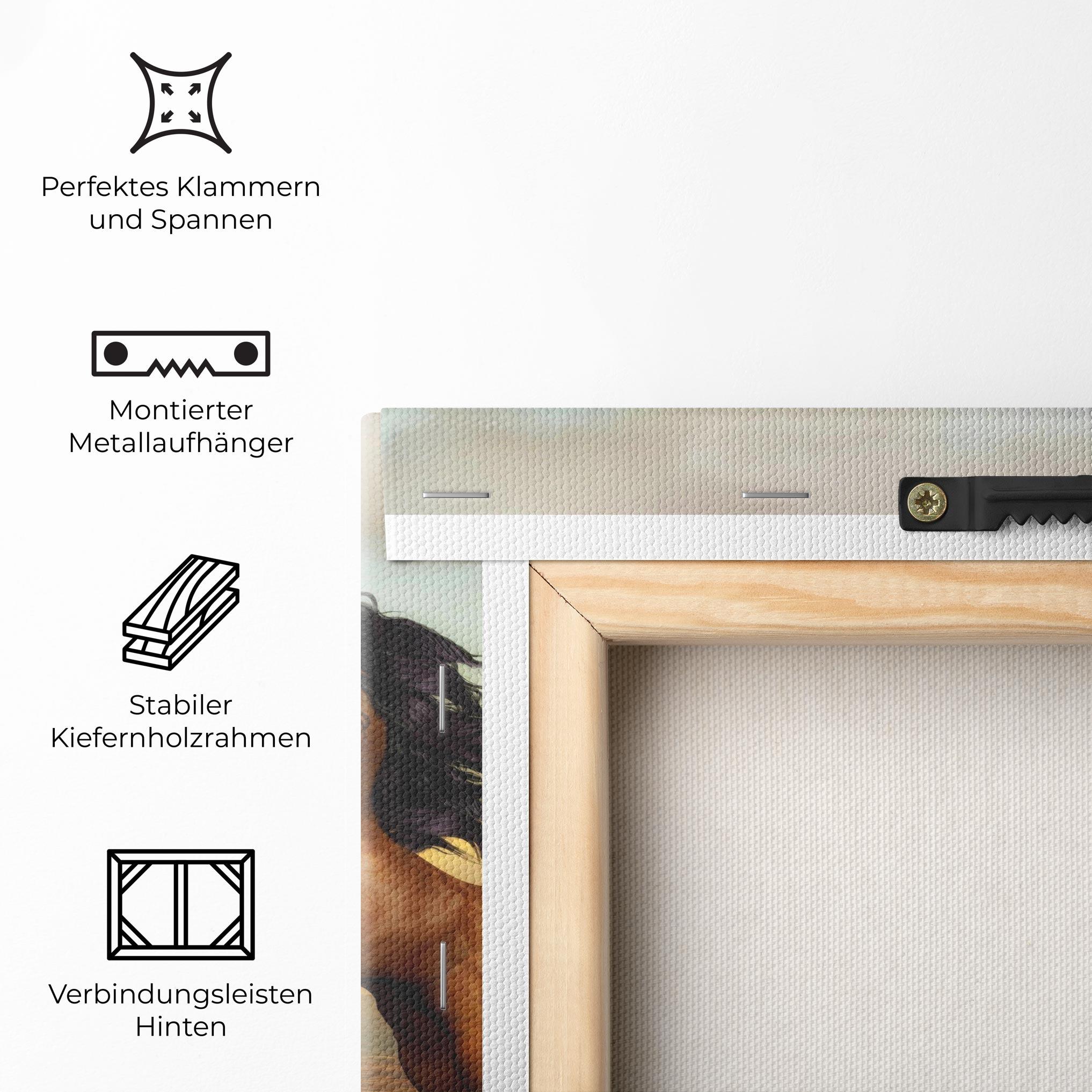 Leinwandbild Two Horses mockup 5