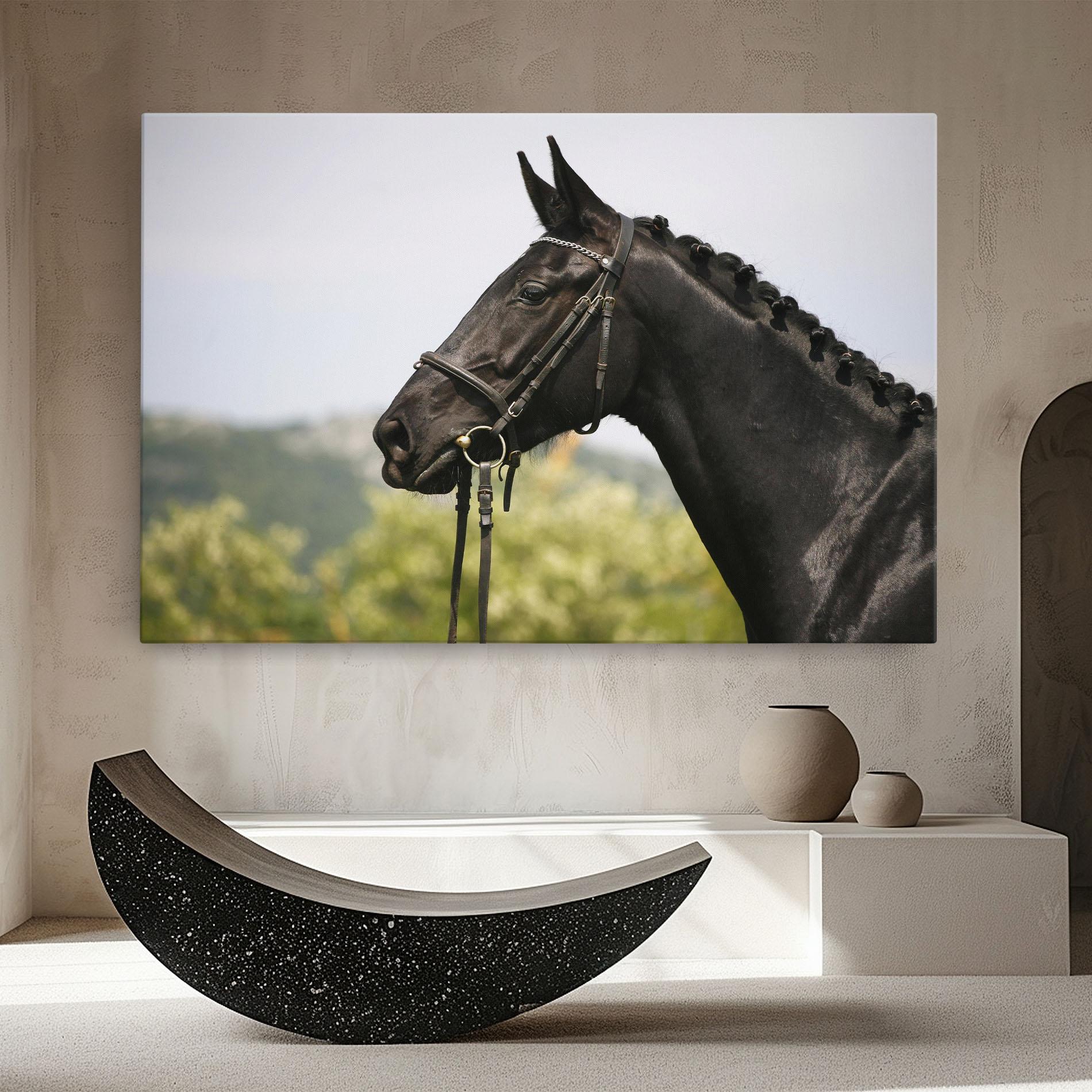 Leinwandbild Big Ear Horse mockup 8