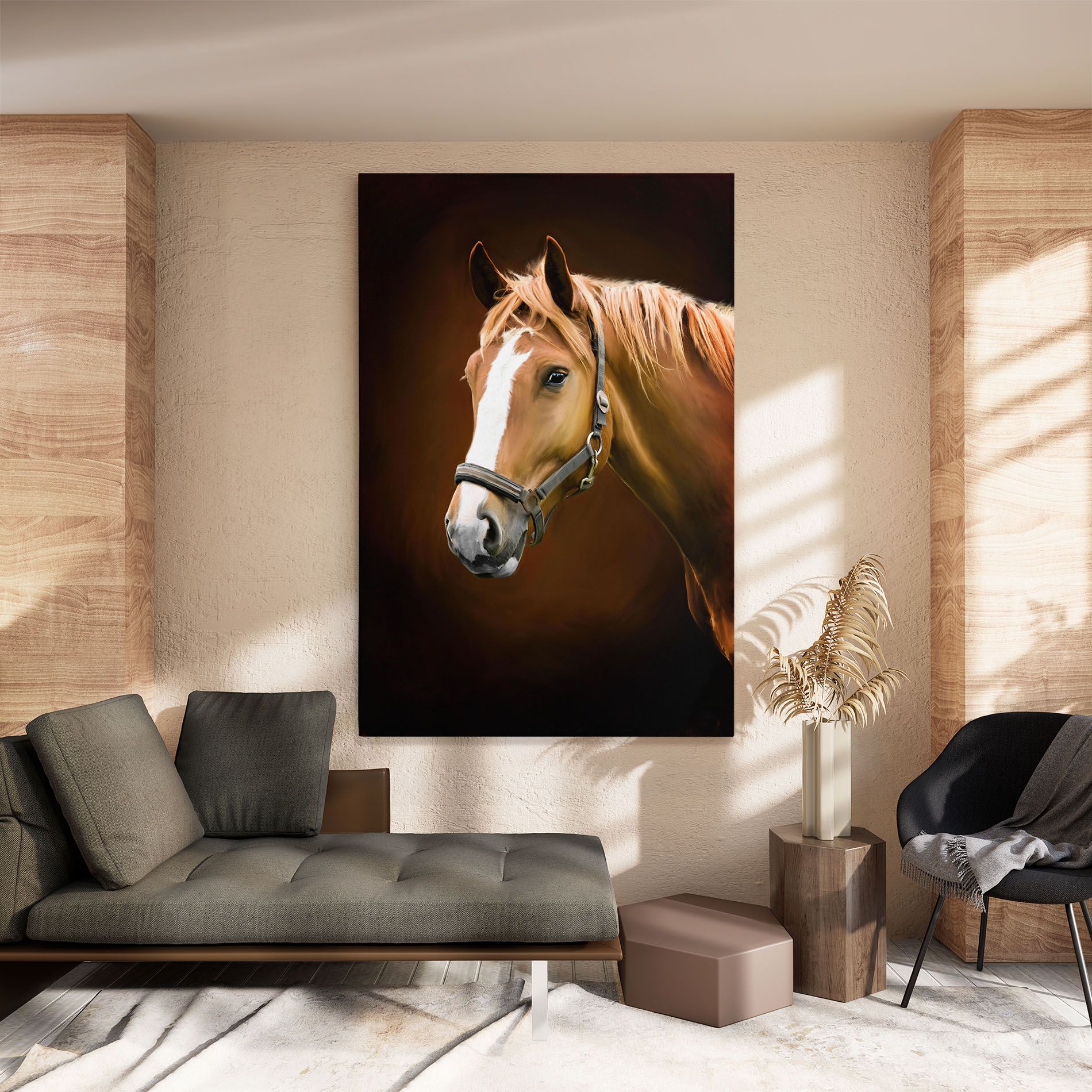 Digital Painted Horse mockup 8