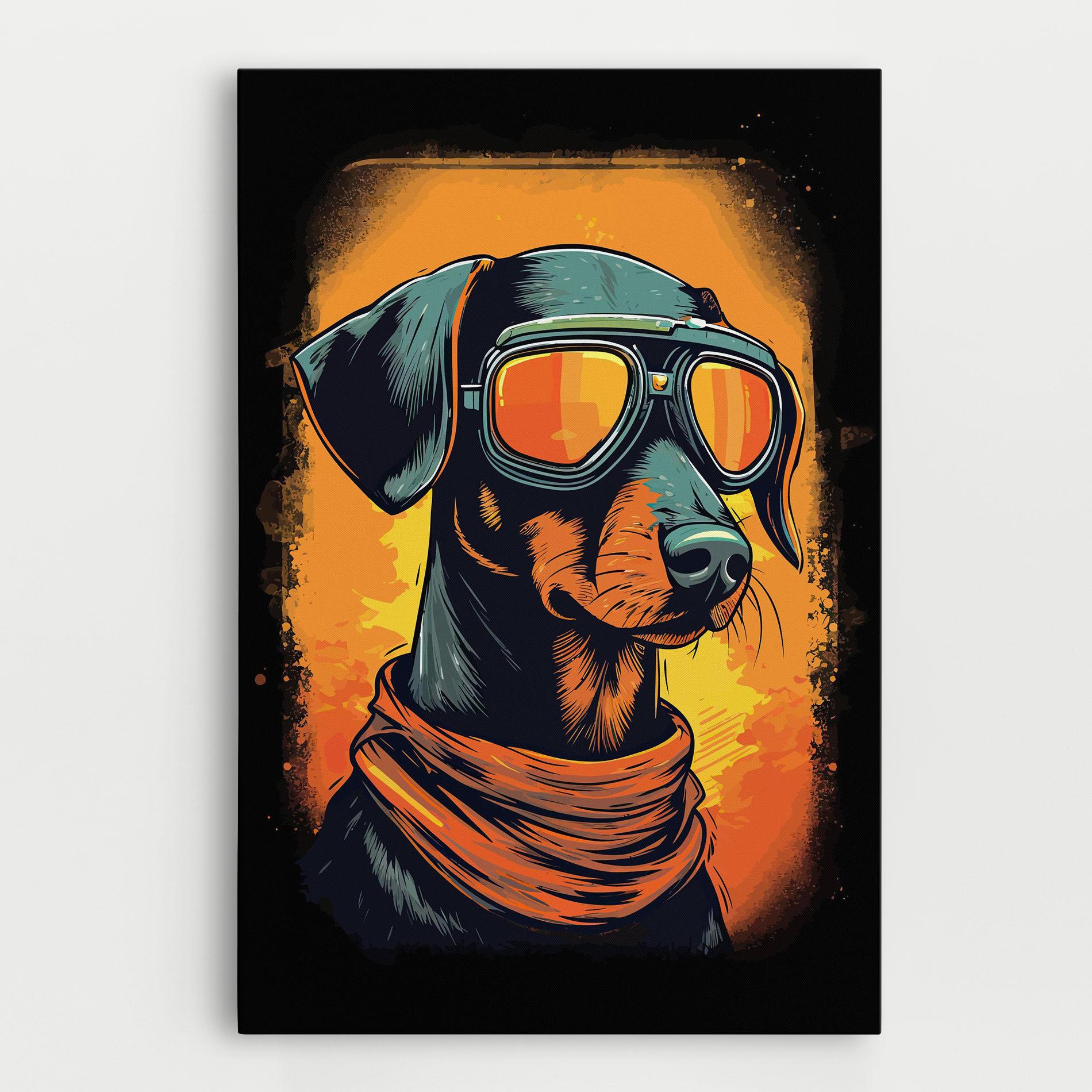 Leinwandbild Cool Dog mockup 0