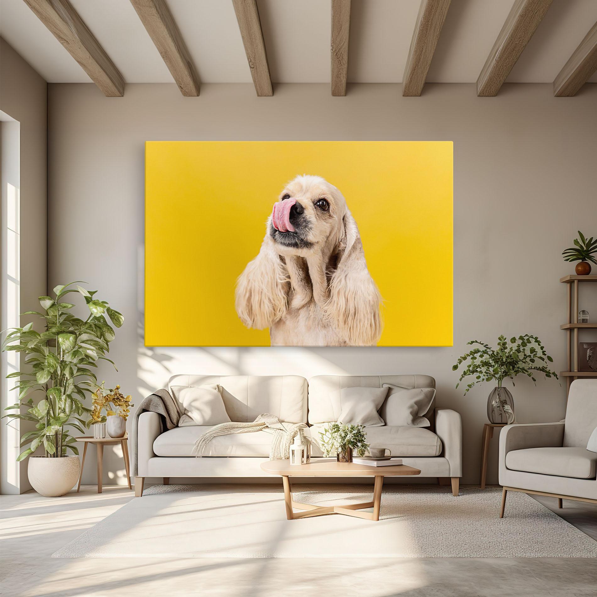 Leinwandbild American Spaniel mockup 6