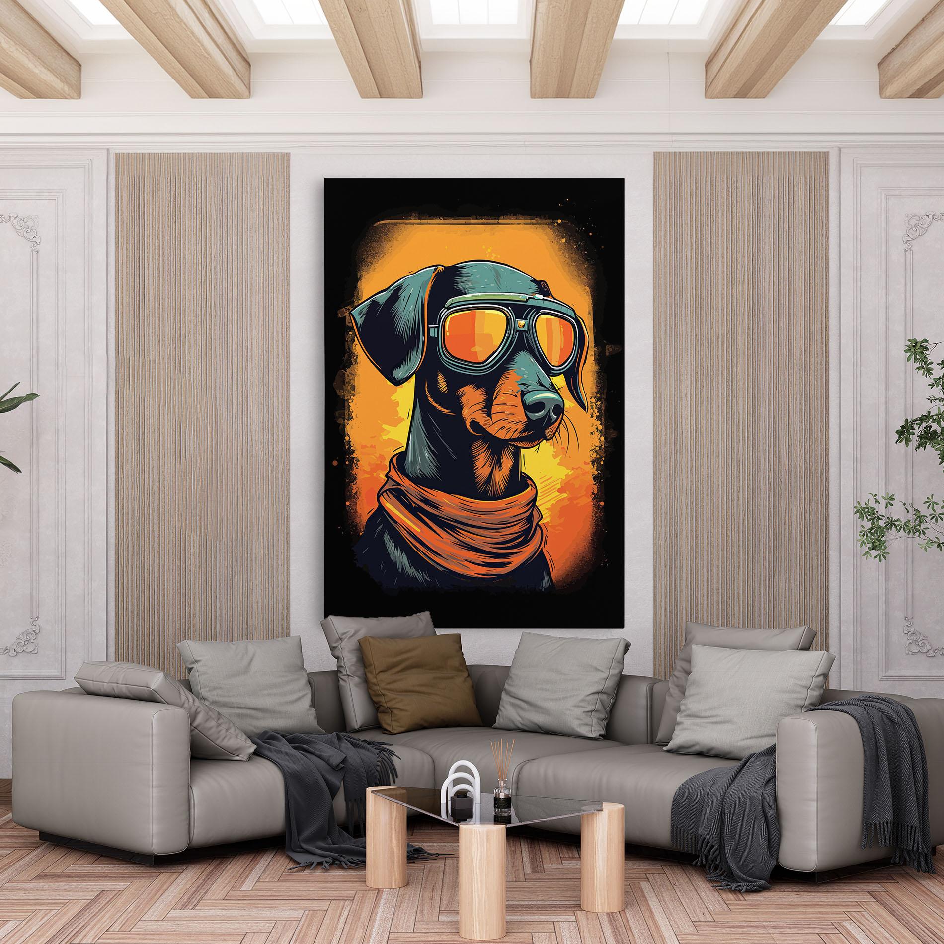 Leinwandbild Cool Dog mockup 6