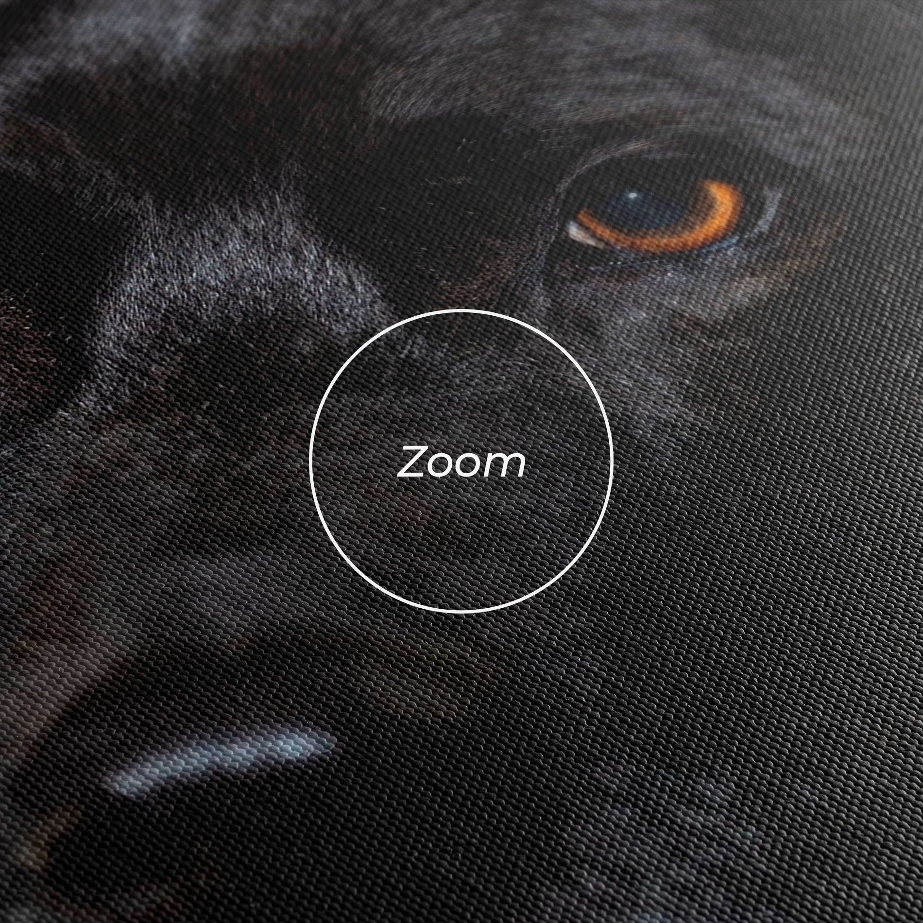 Black Dog Portrait mockup 3