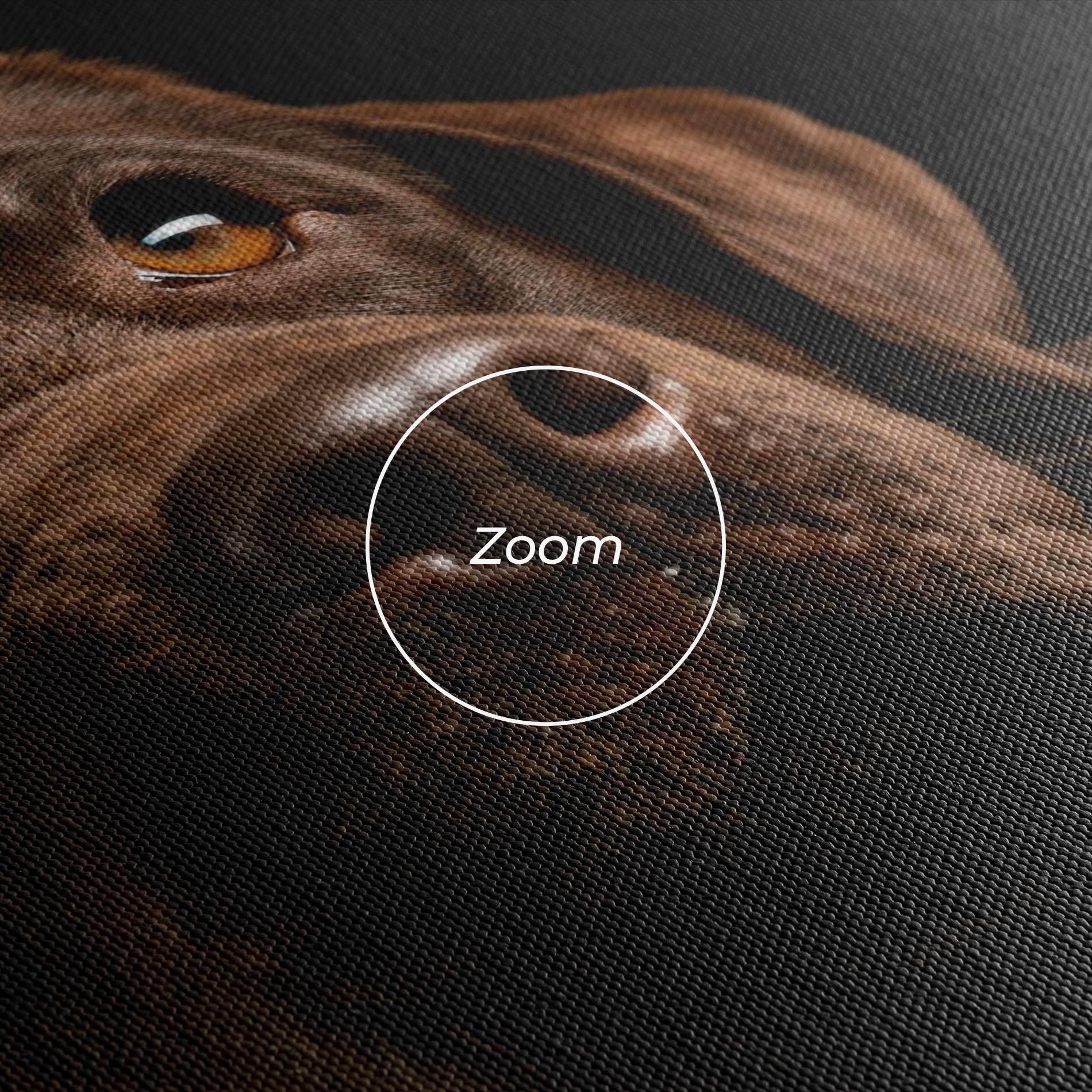 Leinwandbild Brown Labrador mockup 3