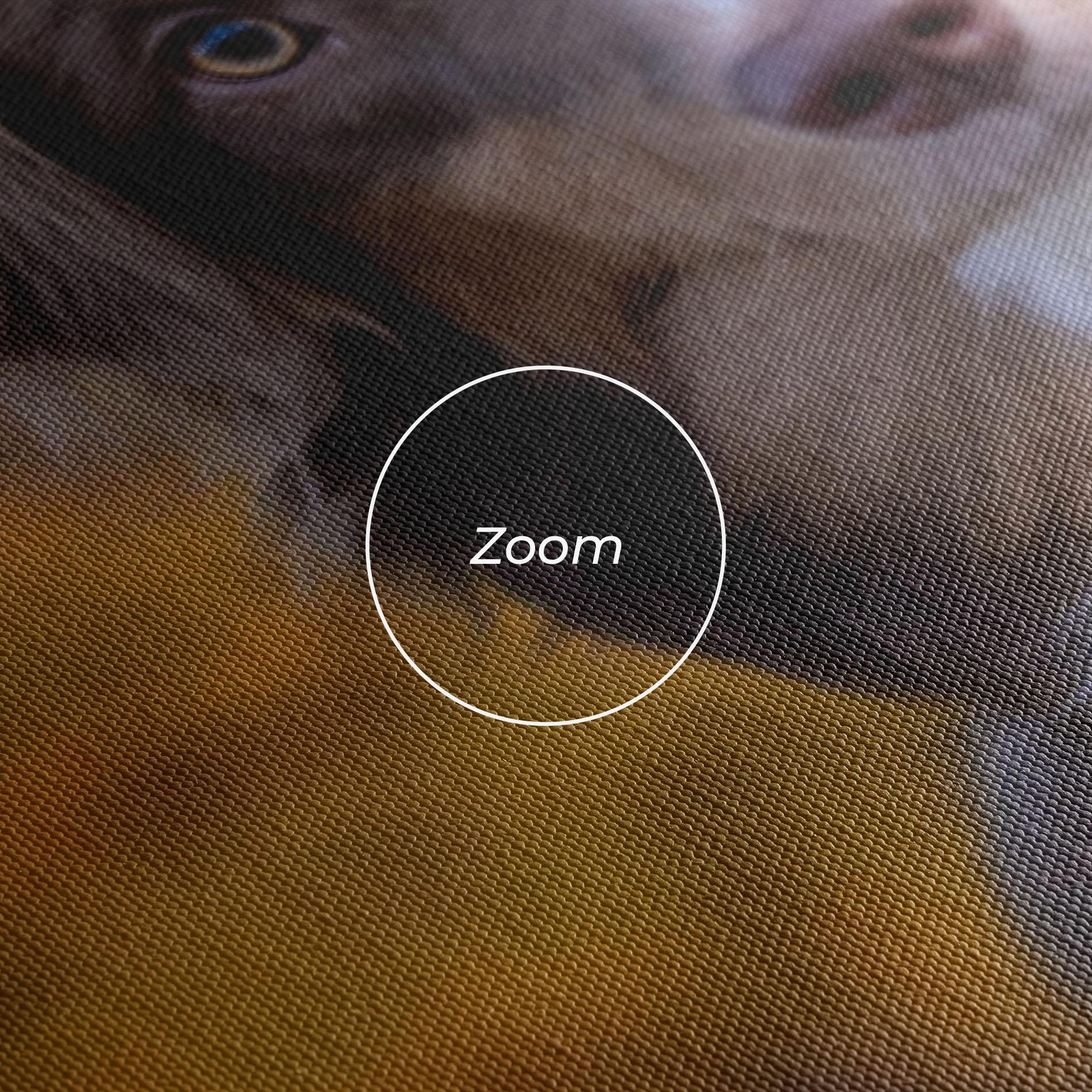 Leinwandbild Coffee Brown Dog mockup 3