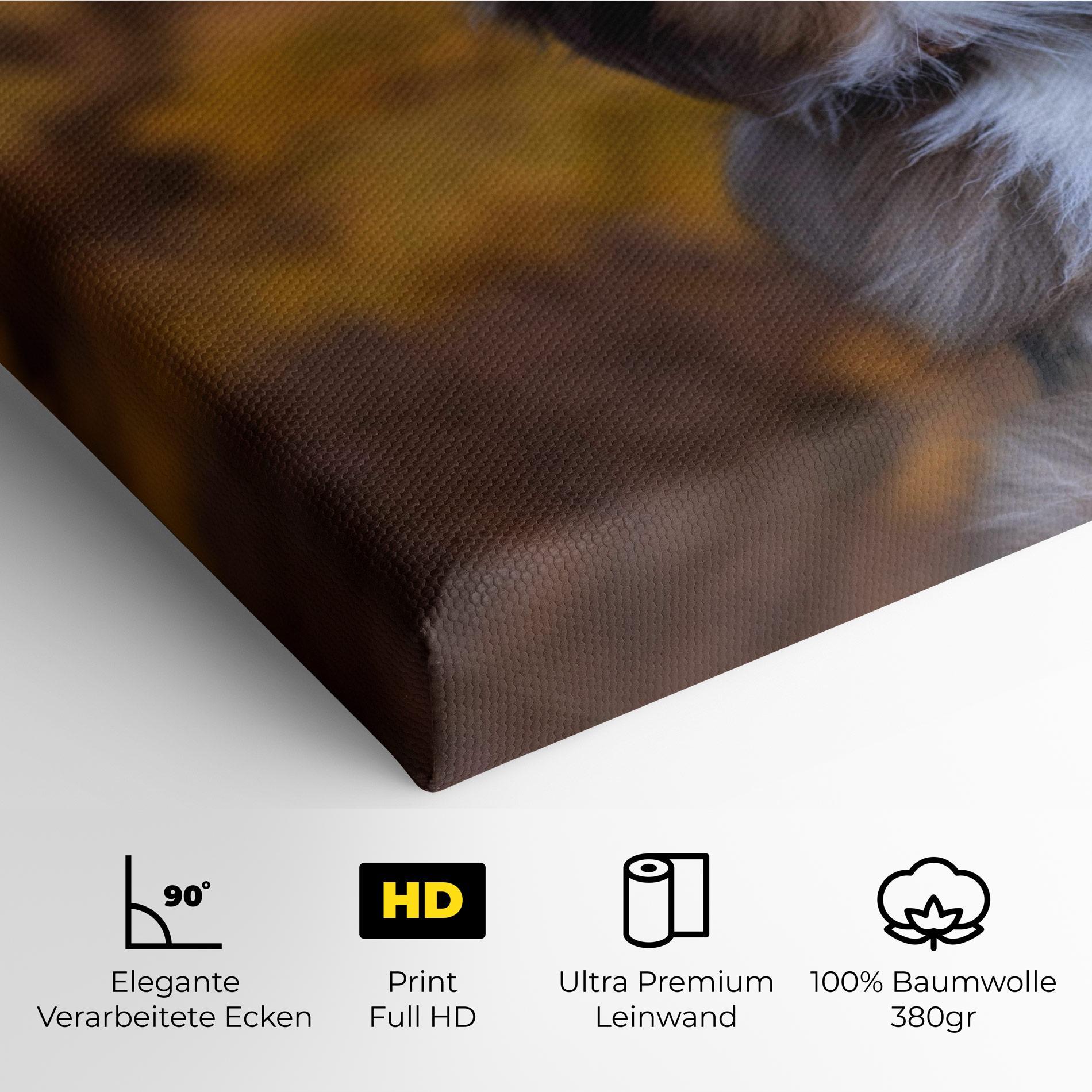 Leinwandbild Coffee Brown Dog mockup 4