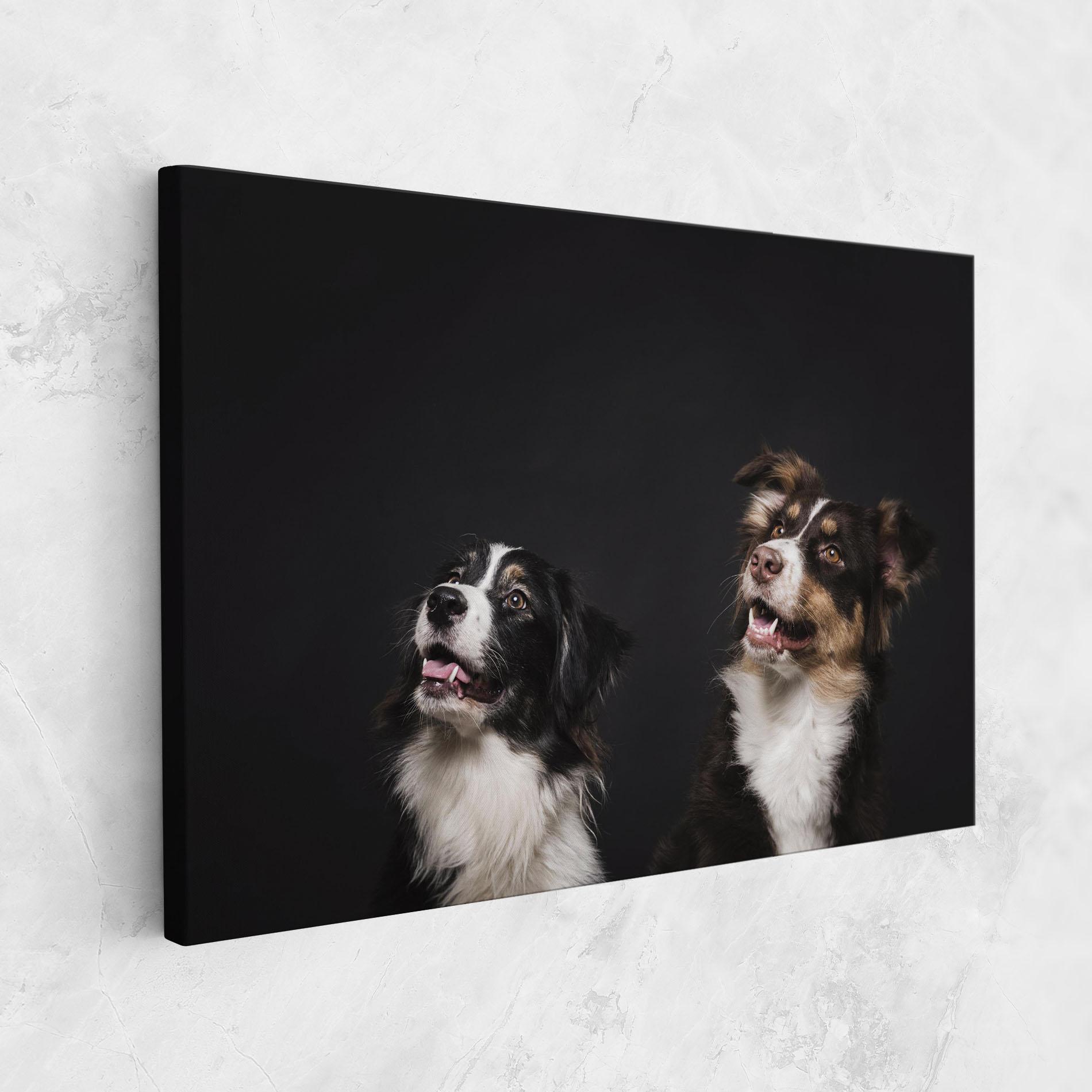Leinwandbild Cute Dogs Standing mockup 1