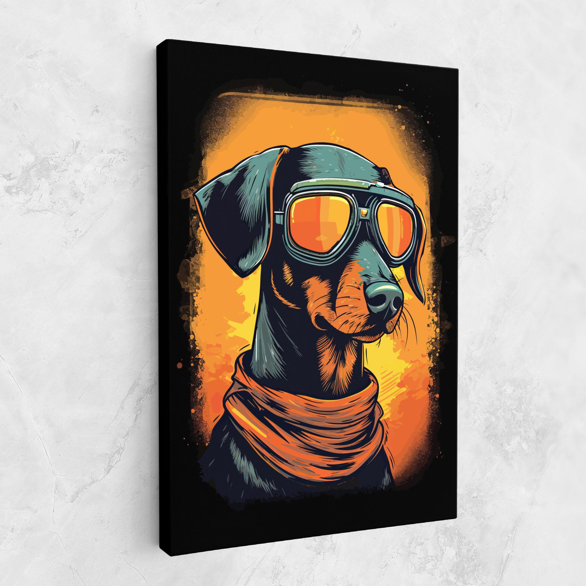 Leinwandbild Cool Dog mockup 1