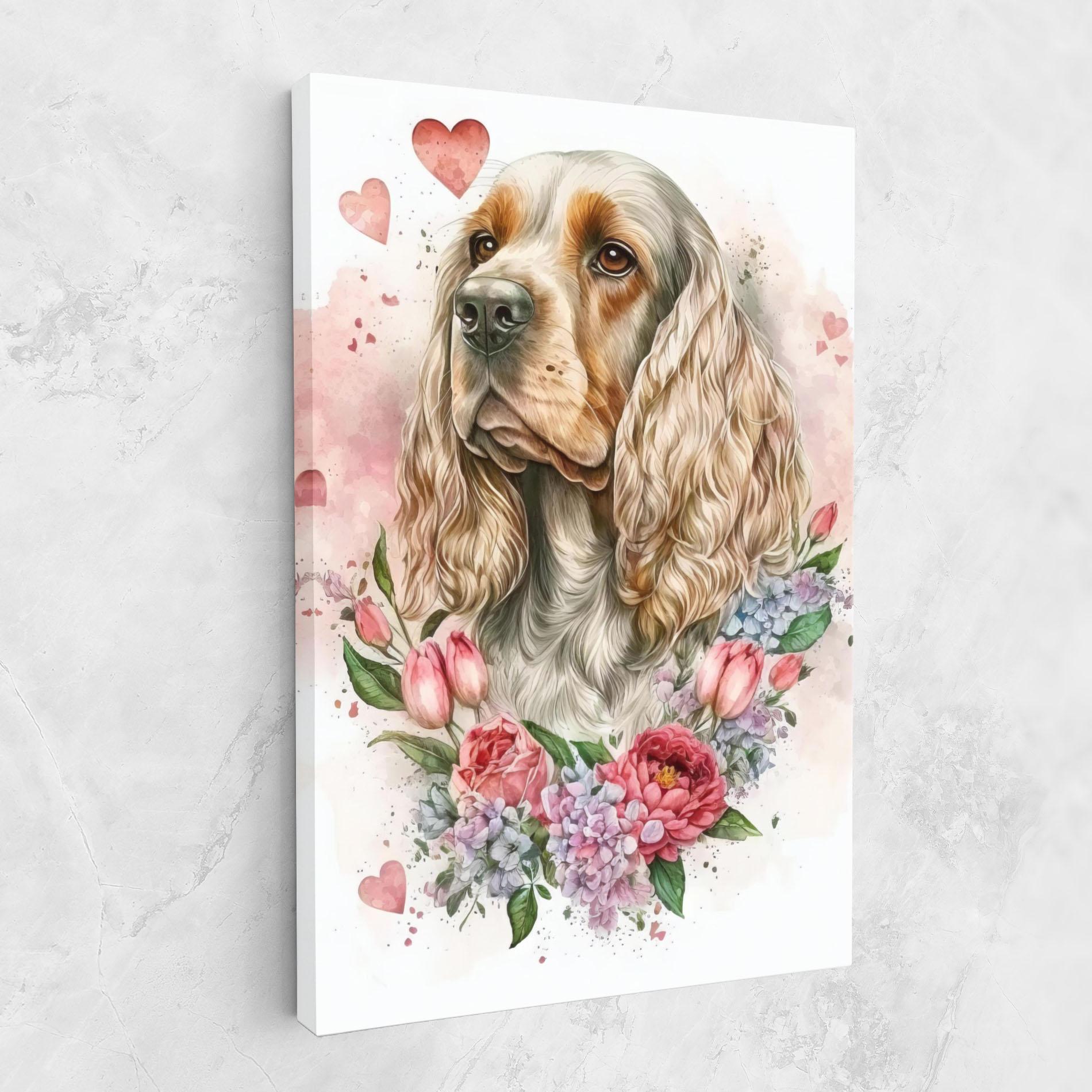 Leinwandbild Cute Little Cocker mockup 1