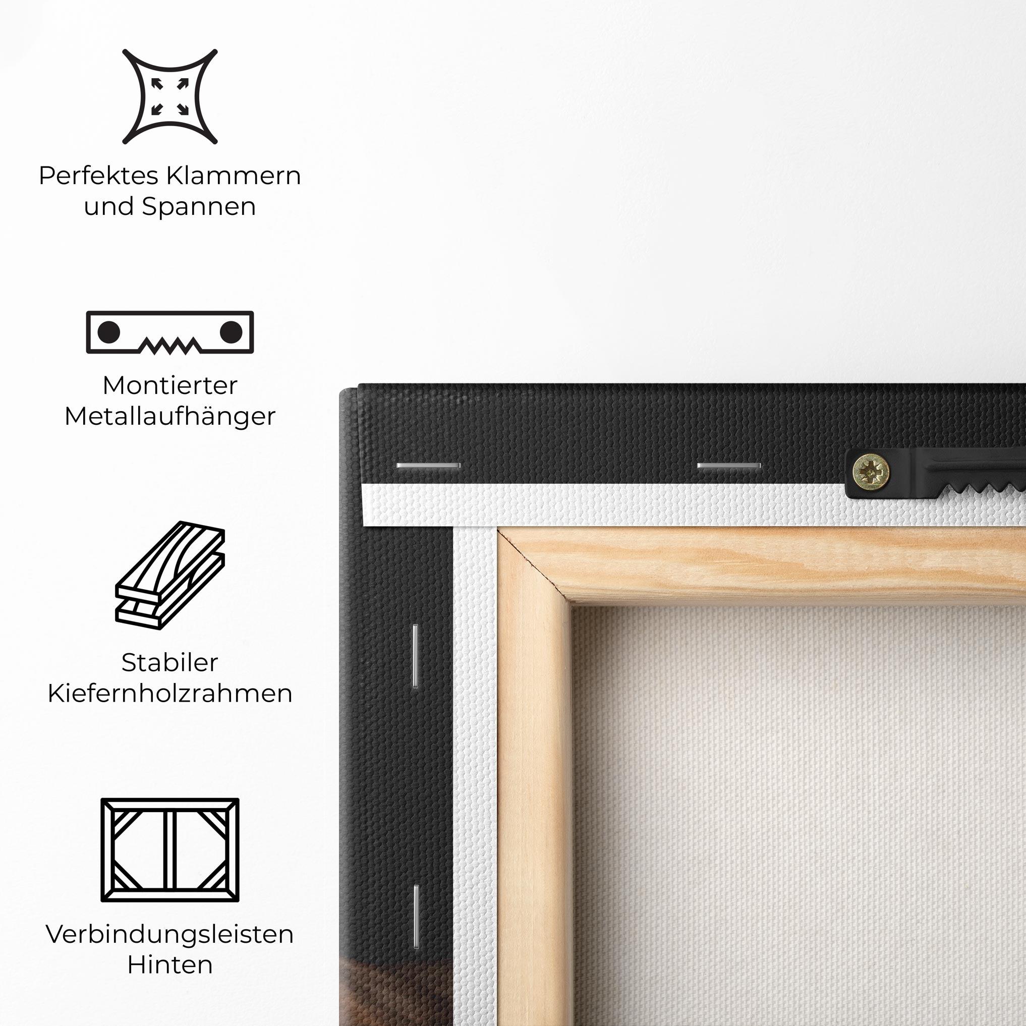 Leinwandbild Brown Labrador mockup 5