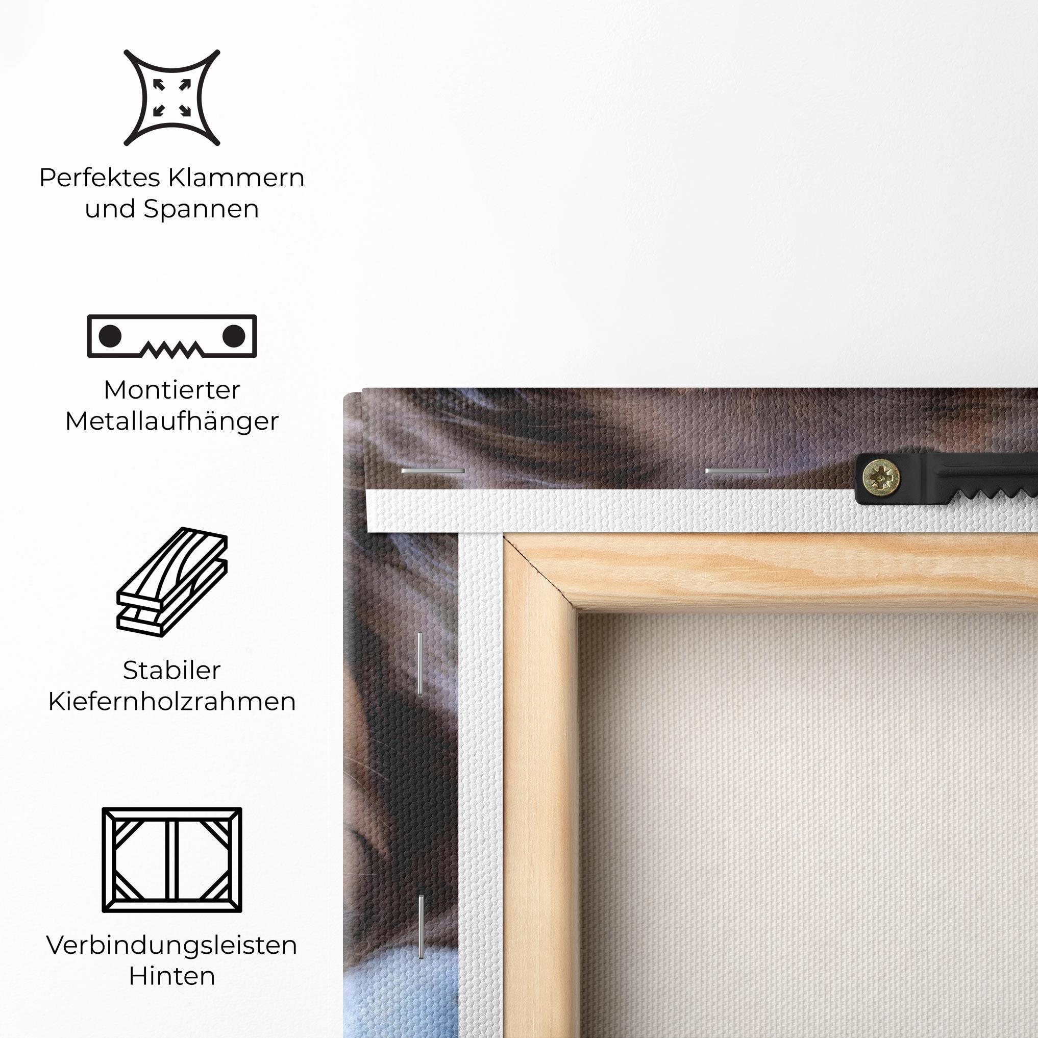 Leinwandbild Coffee Brown Dog mockup 5