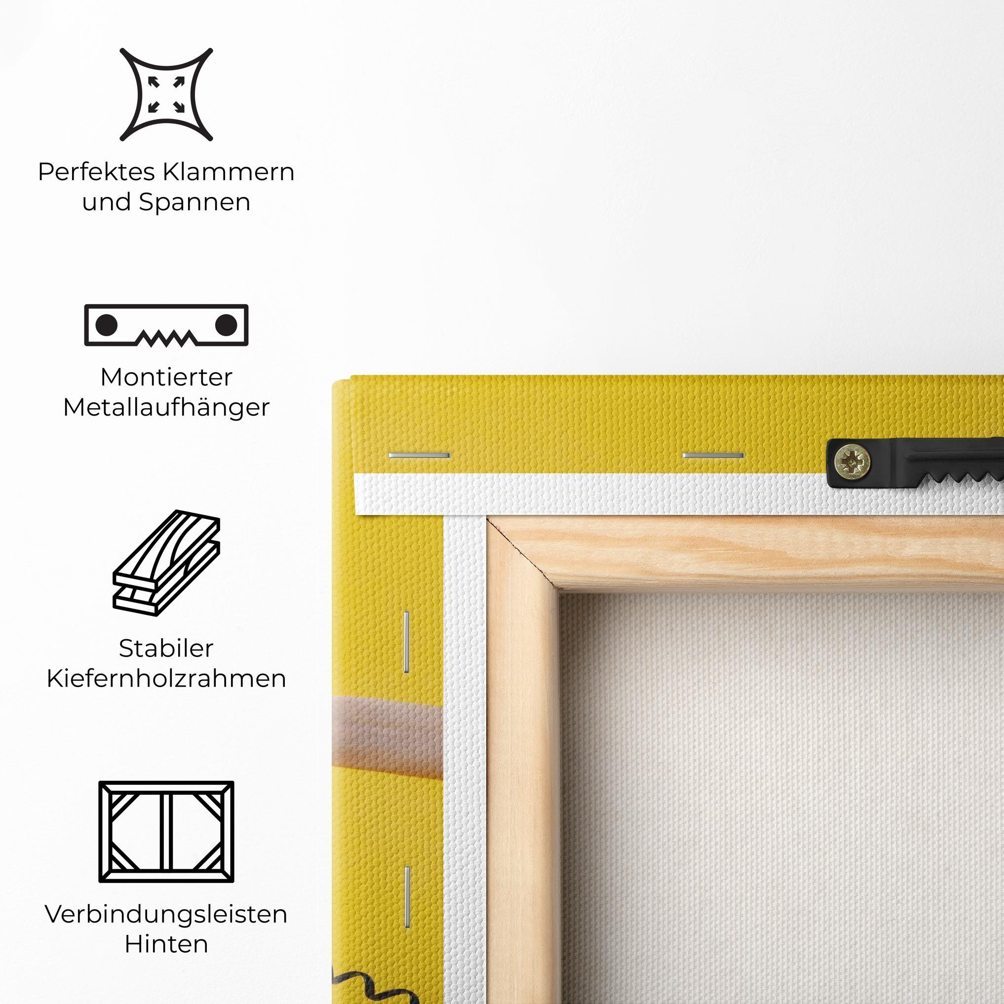 Leinwandbild Cute Little Dog mockup 5