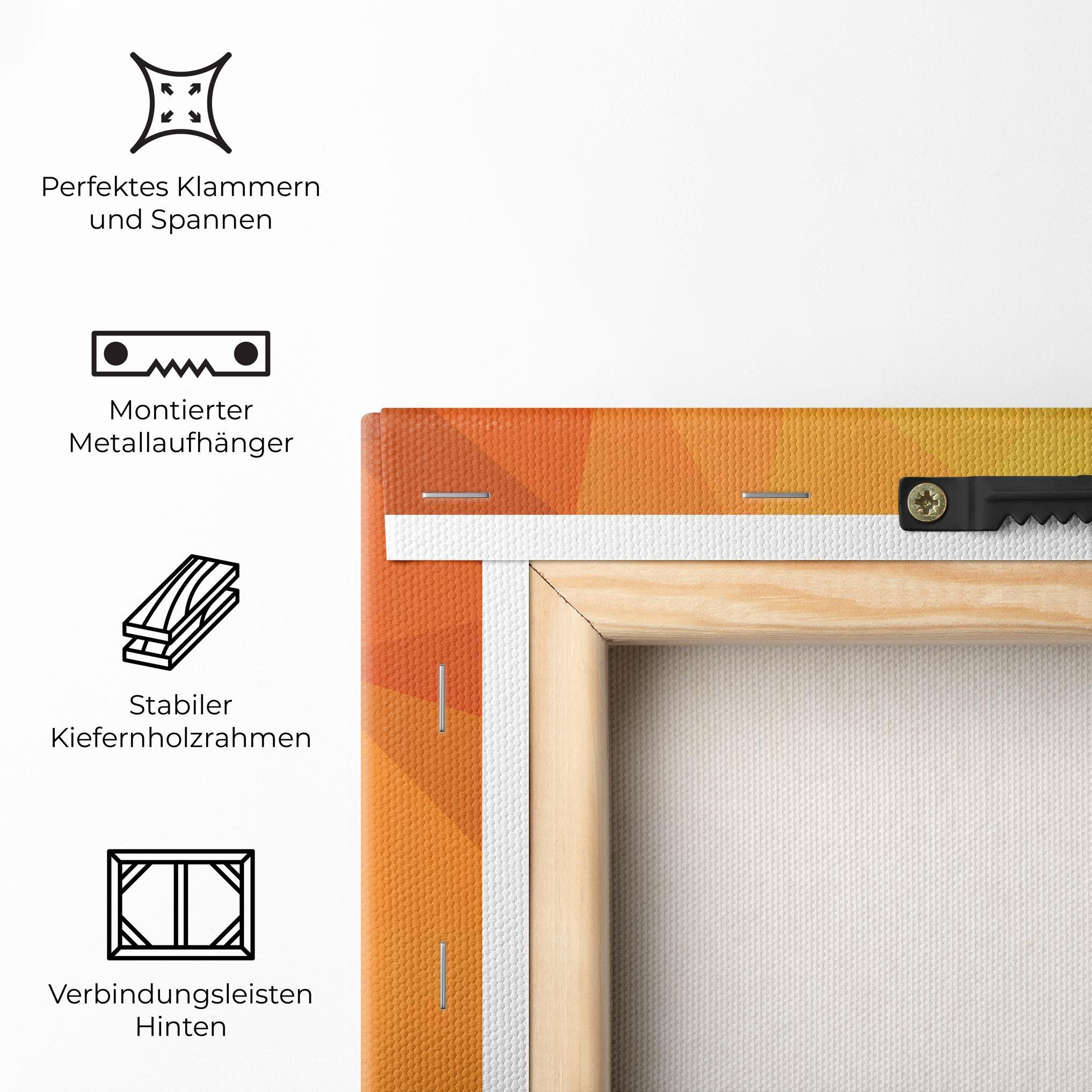 Leinwandbild Digital Art Dog mockup 5