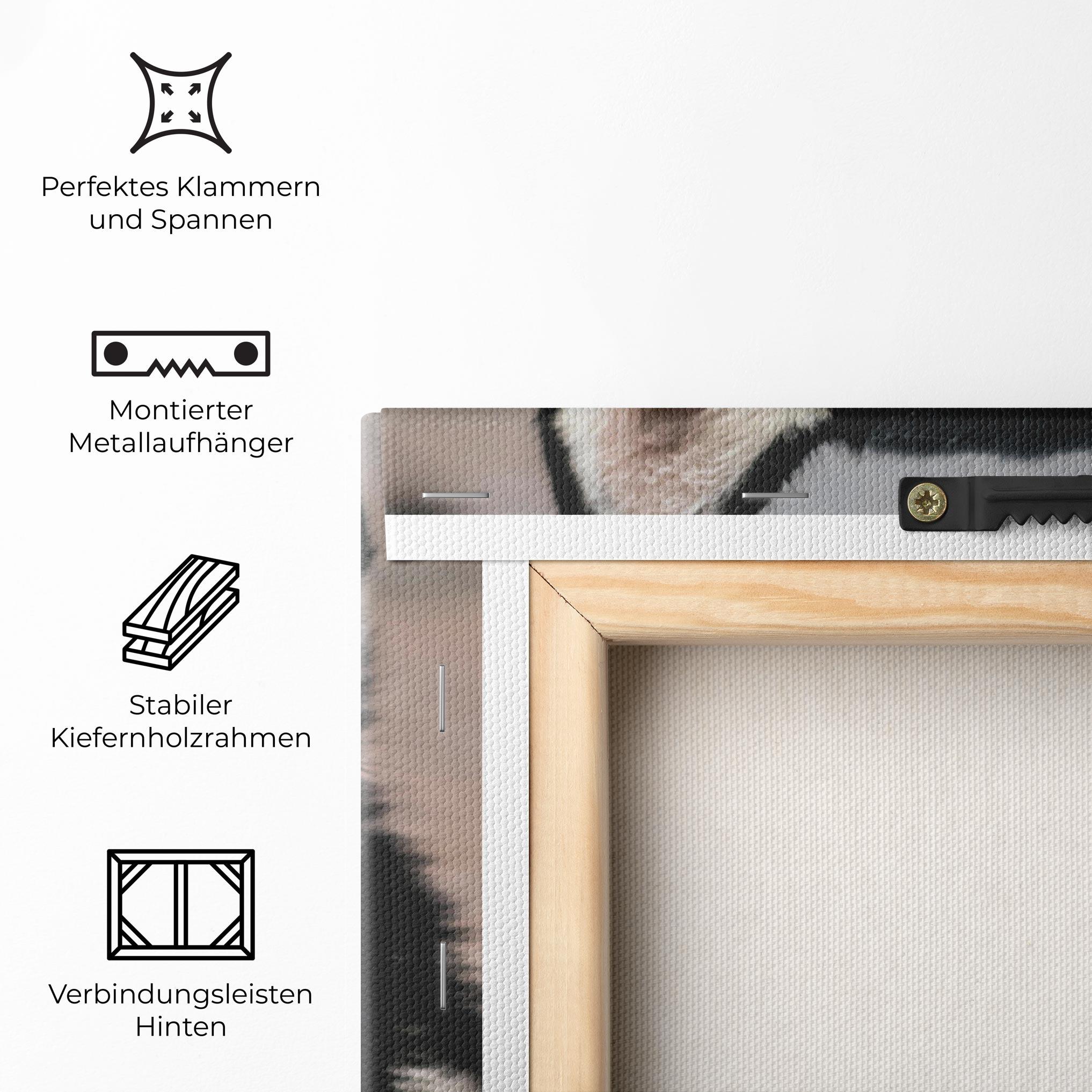 Leinwandbild Husky Dog mockup 5