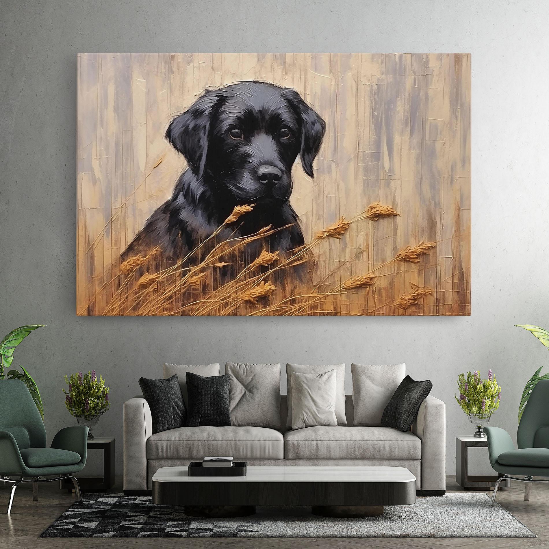 Leinwandbild Black Dog Art mockup 7