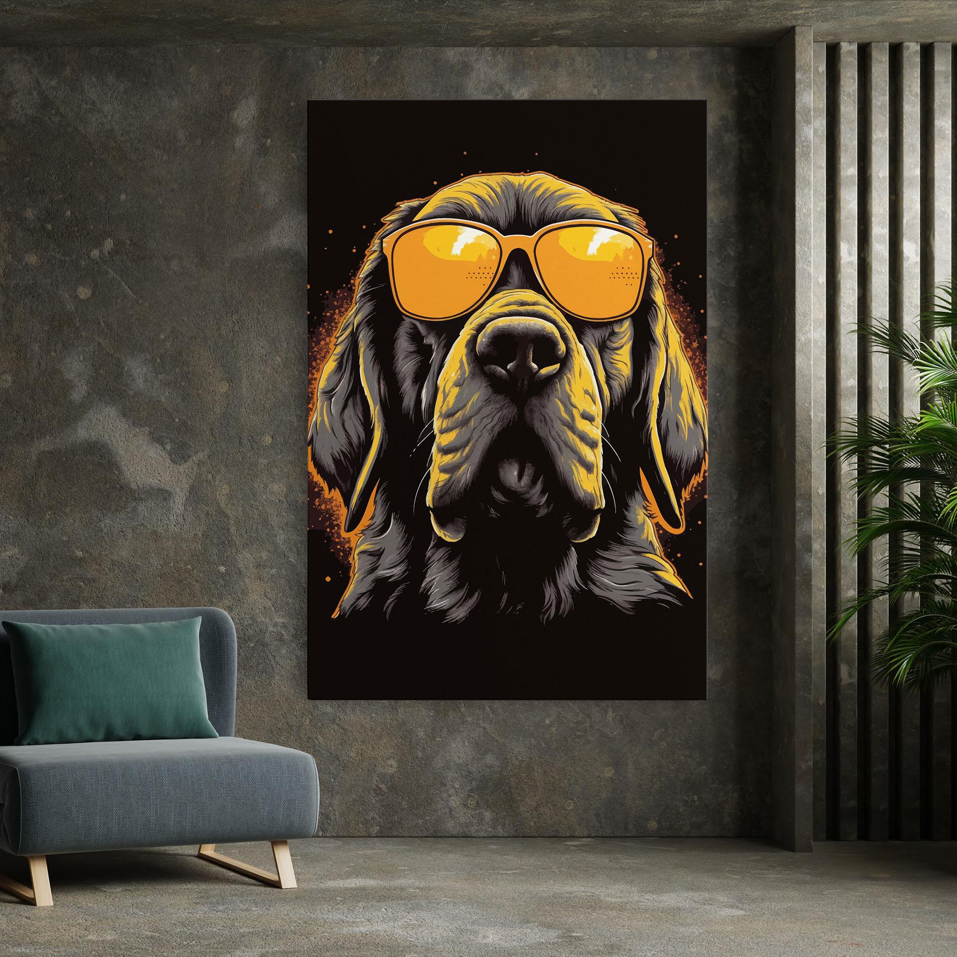 Leinwandbild Coolest Dog mockup 7