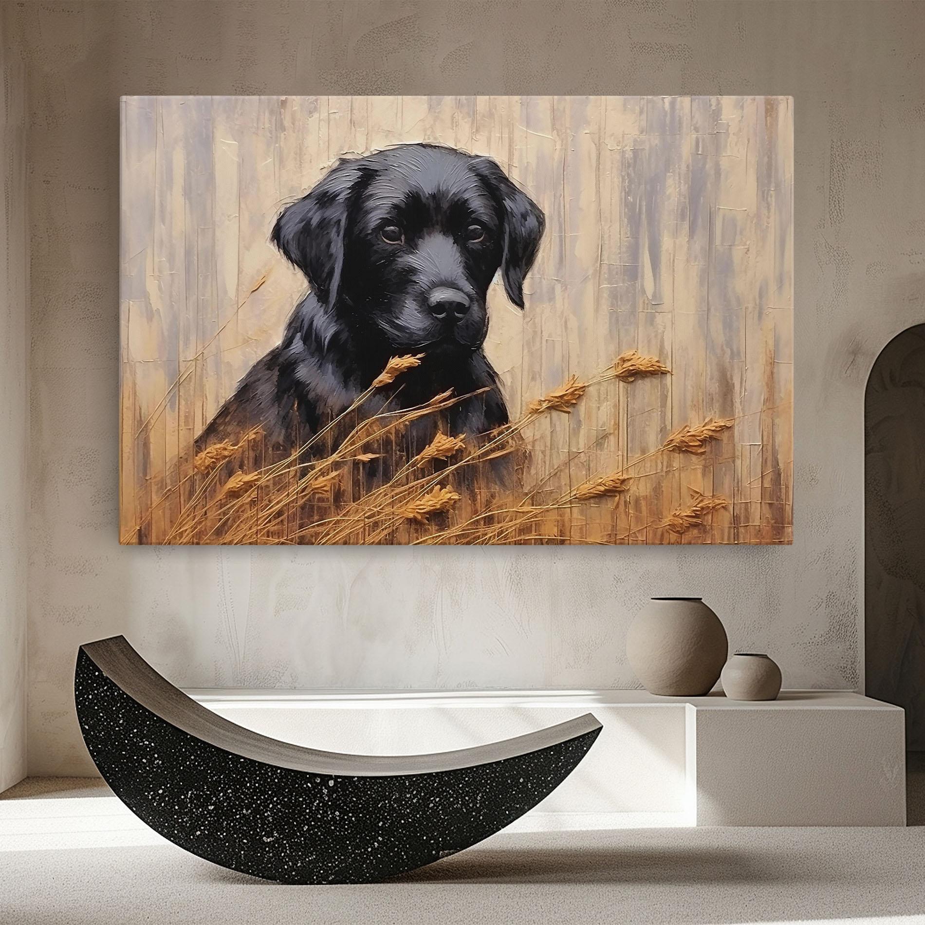 Leinwandbild Black Dog Art mockup 8