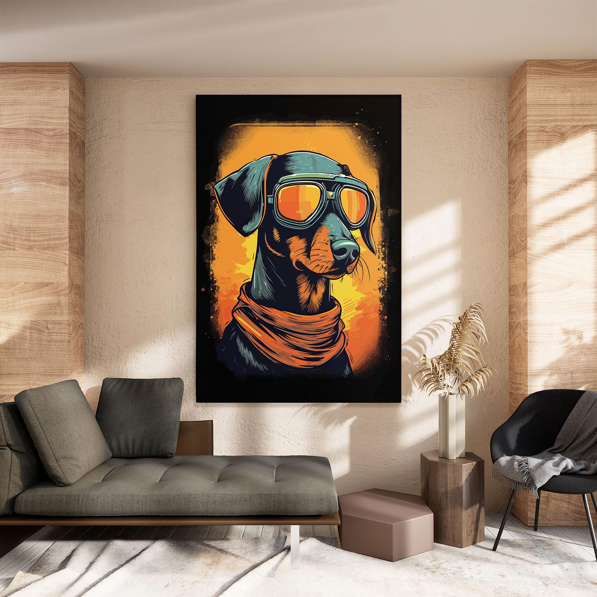 Leinwandbild Cool Dog mockup 8