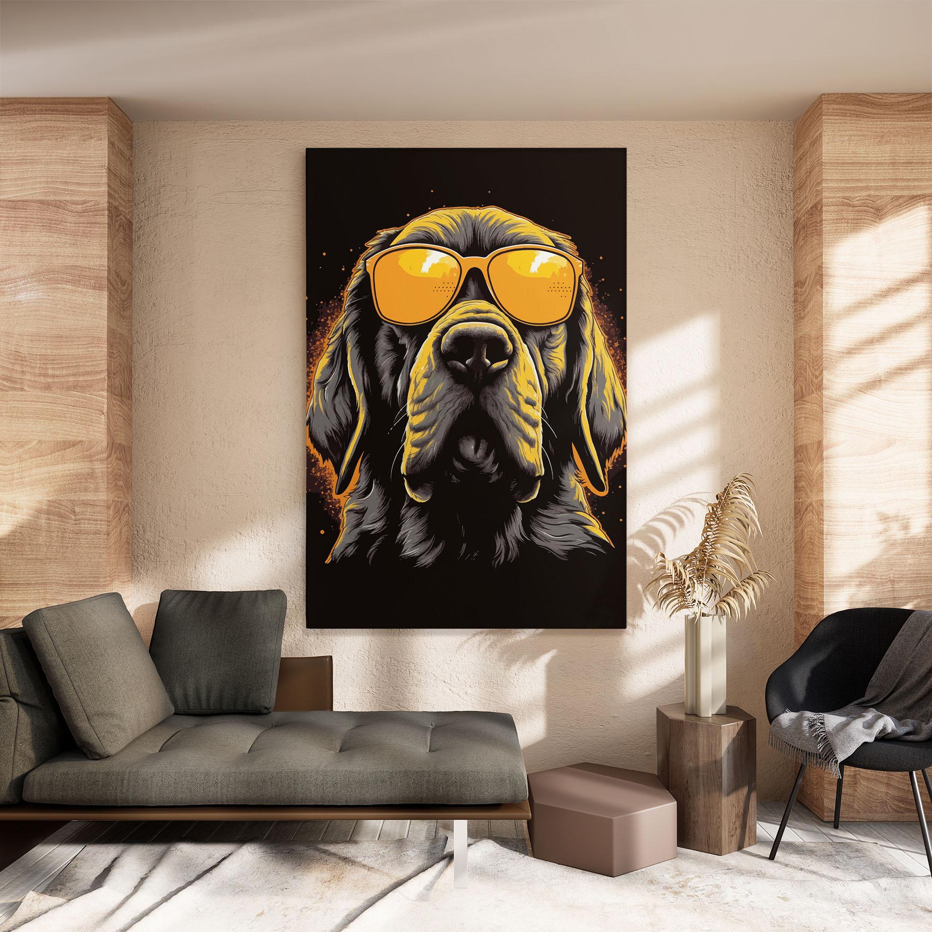 Leinwandbild Coolest Dog mockup 8